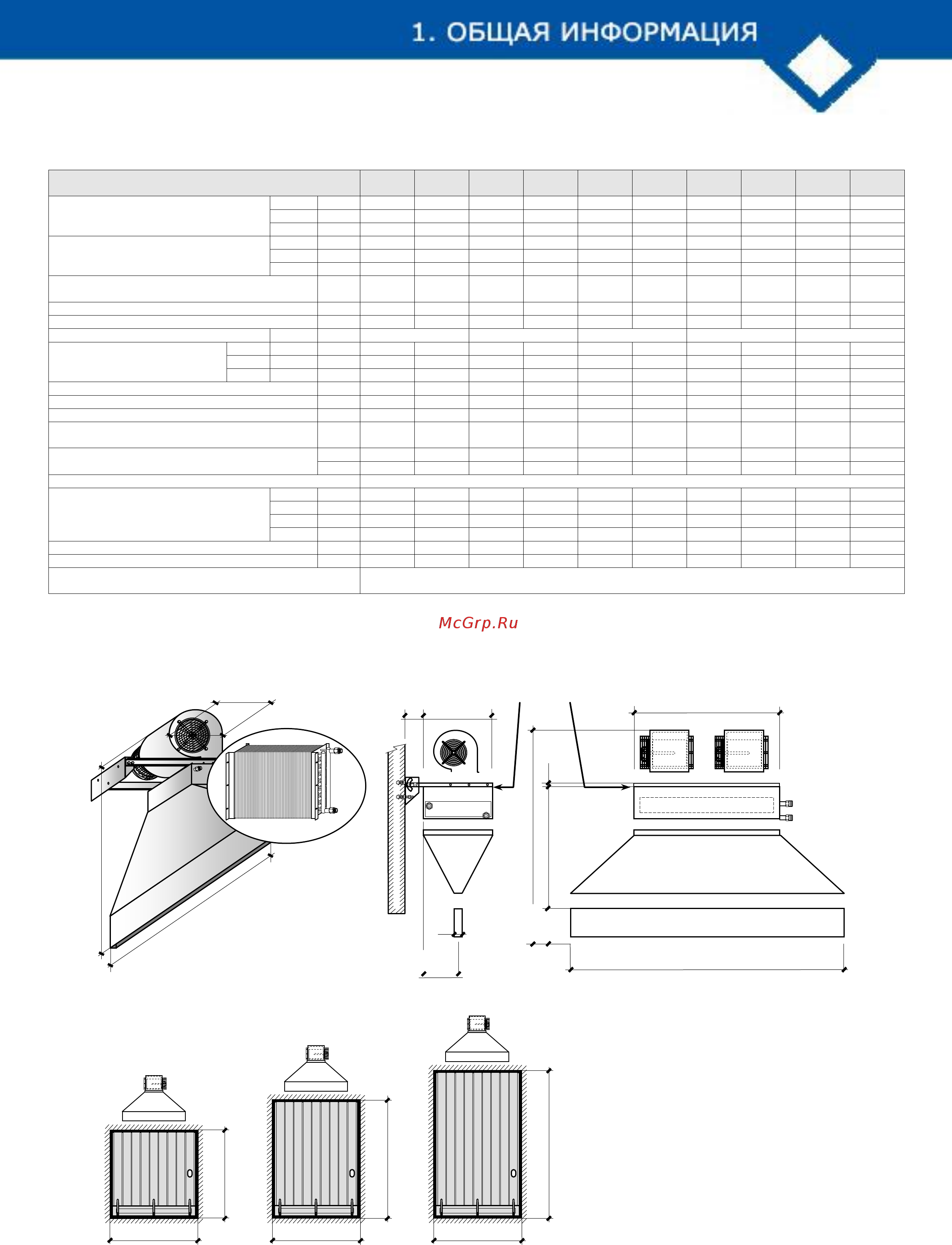 CARLIEUKLIMA Euwind Compact BA 20 E/400 [11/27] Таблица 1 технические характеристики euwind wbw