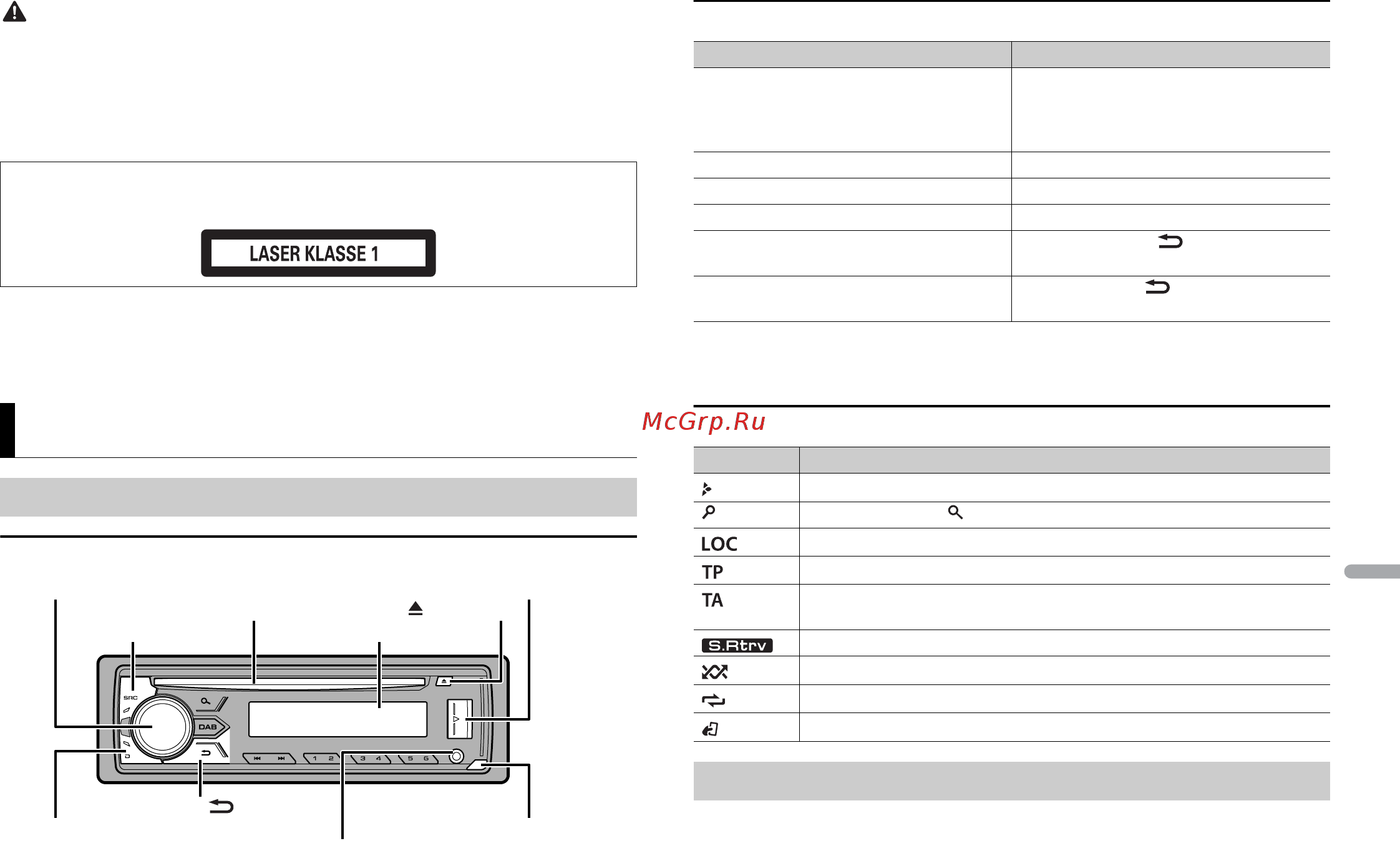 Pioneer DEH-4900DAB [81/120] Erste schritte