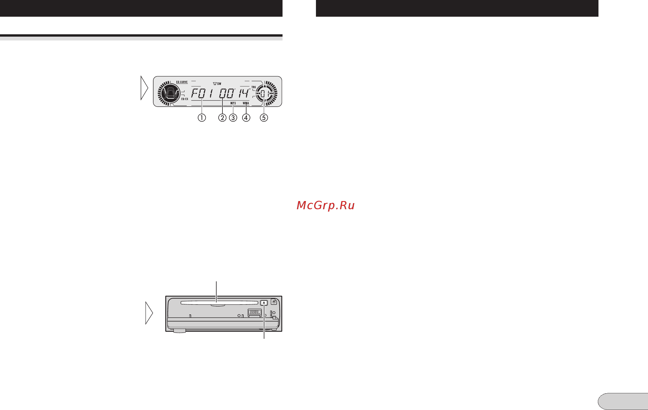 Pioneer DEH-P5500MP [19/38] Воспроизведение мр 3 wma