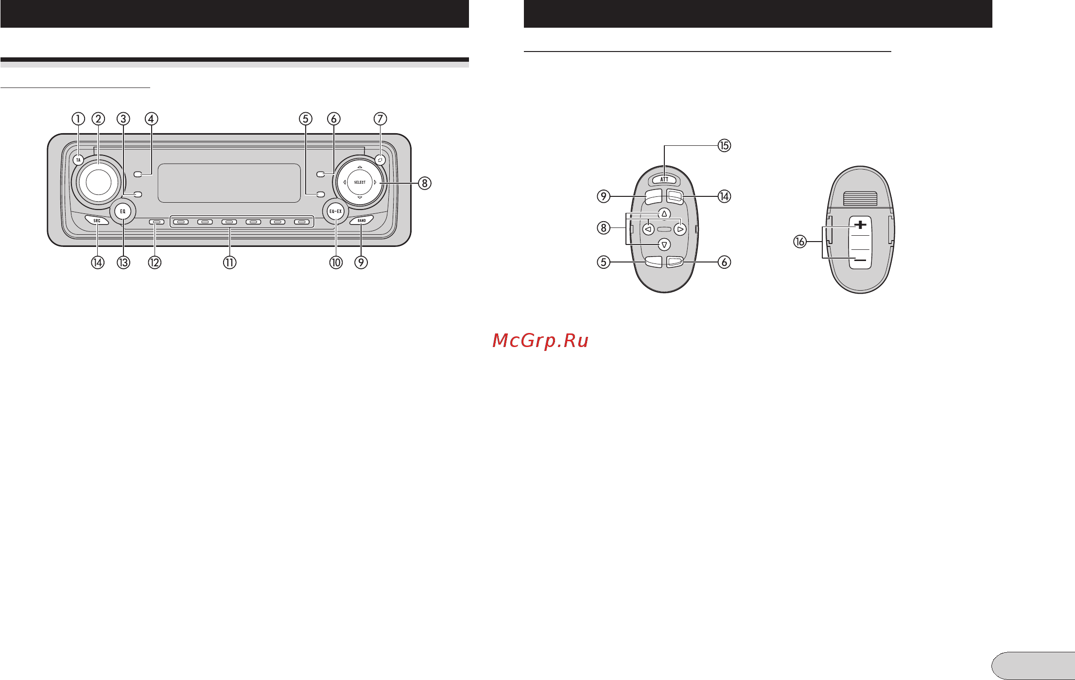 Pioneer DEH-P6500R [9/35] Кнопка entertainment нажмите для изменения анимаци онного режима дисплея