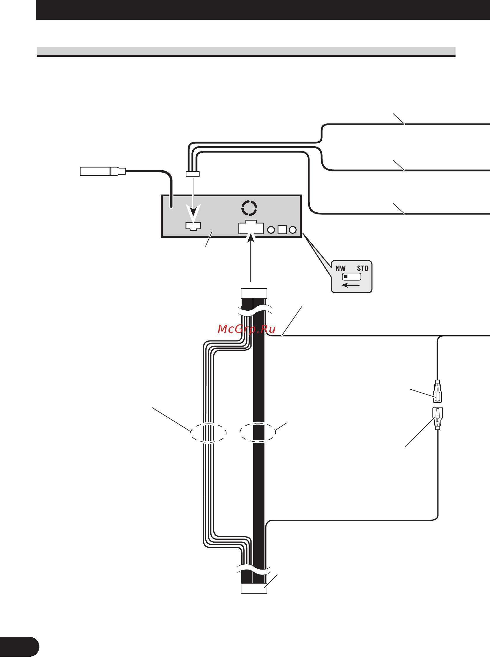 Pioneer DEH-P88RS [12/100] Connection diagram for 3 way network mode without internal amp