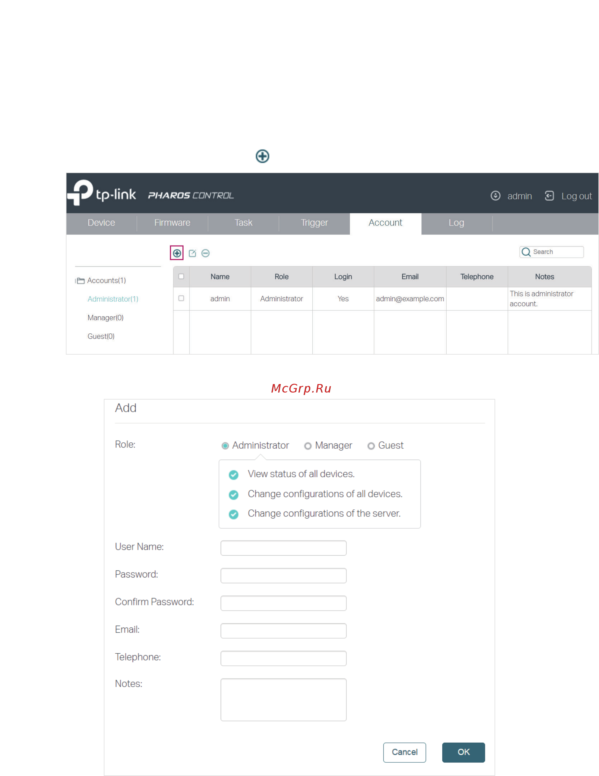 Tp-Link CPE610 V1 [51/55] Manage accounts