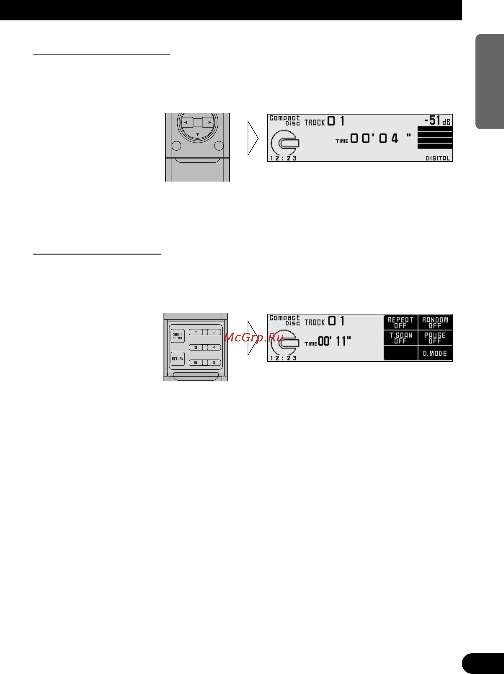 Pioneer DEX-P9R [7/96] When the cover is closed