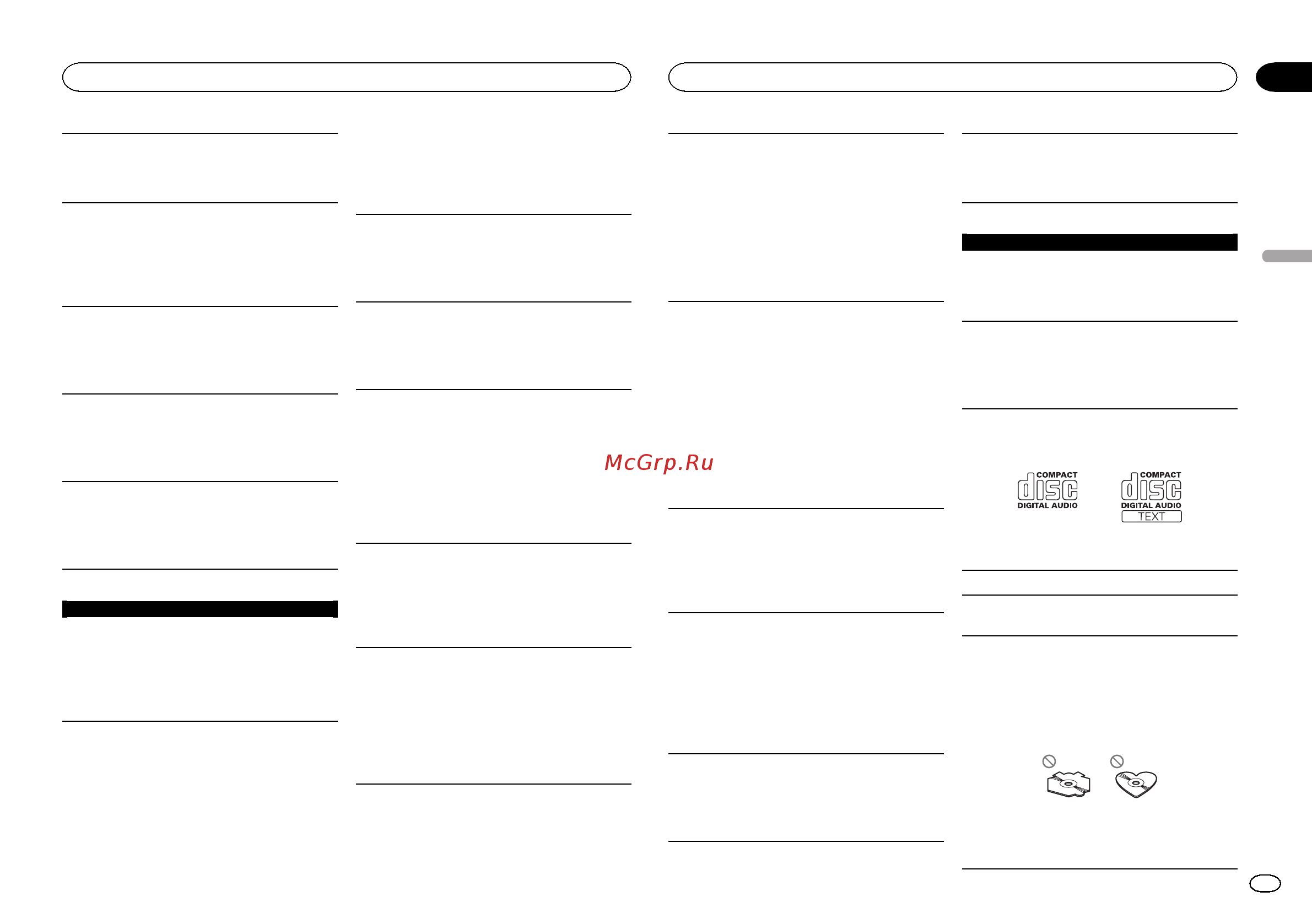 Pioneer FH-460UI [31/128] Conseils sur la manipulation