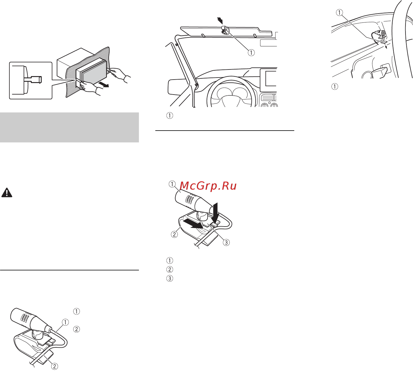 Pioneer FH-X720BT [12/32] Installazione del microfono