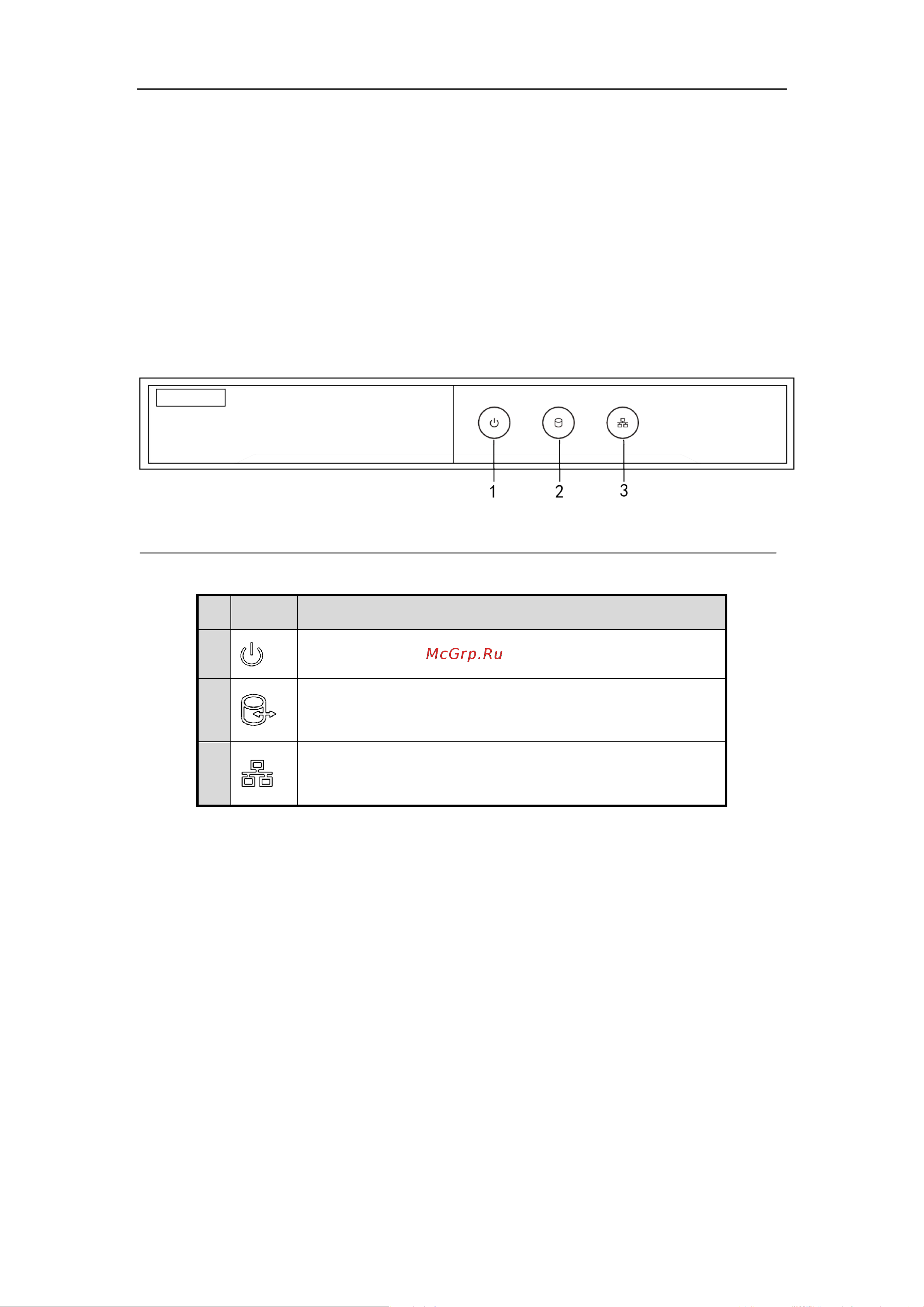 Hikvision DS-7104NI-Q1/M [7/24] Верхняя панель