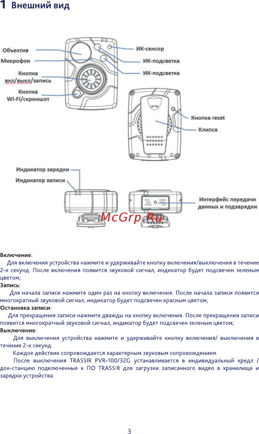 Trassir PVR-100/32G [3/10] Внешний вид