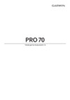 Garmin PRO 70 Руководство пользователя