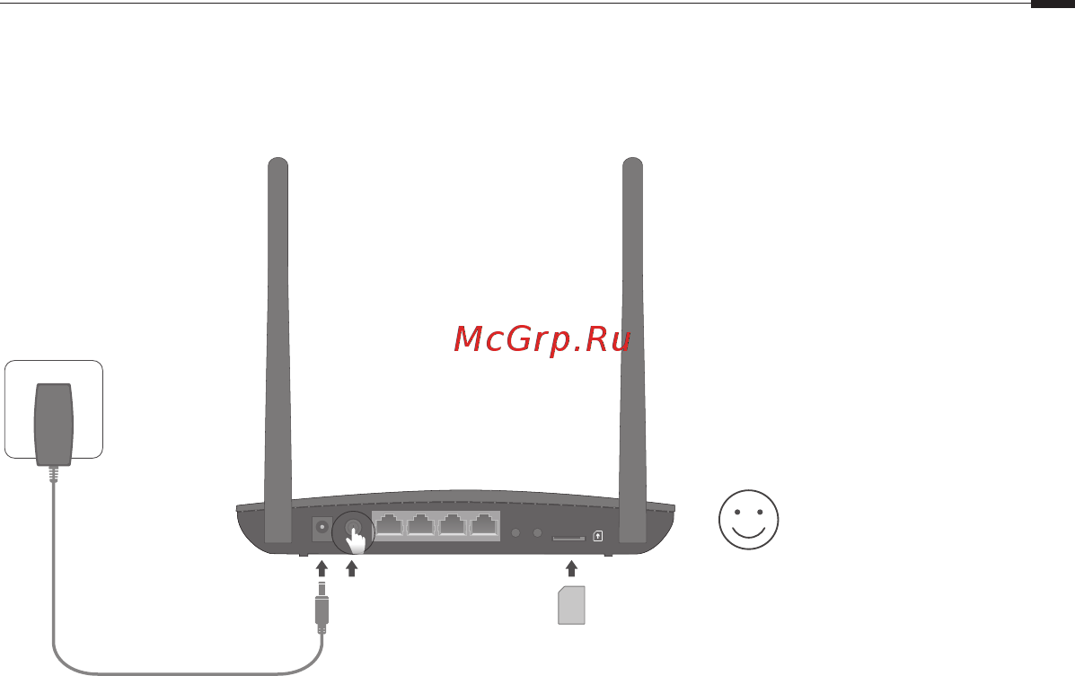Tp-Link TL-MR6400 V3 [51/79] Zapojenie hardvéru