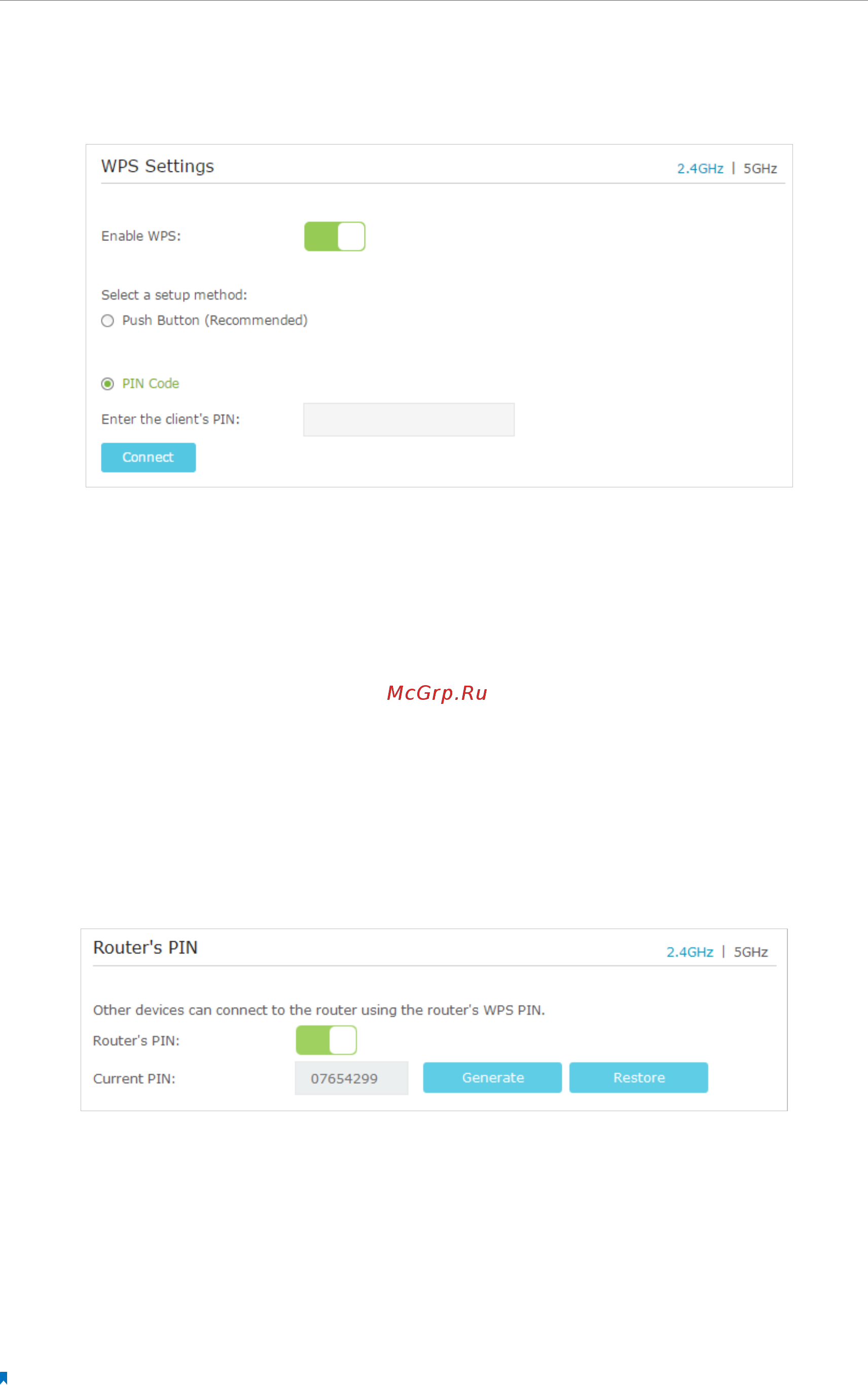 Tp-Link Archer MR200 V1 [57/97] Method 3 enter the router s pin on your client device