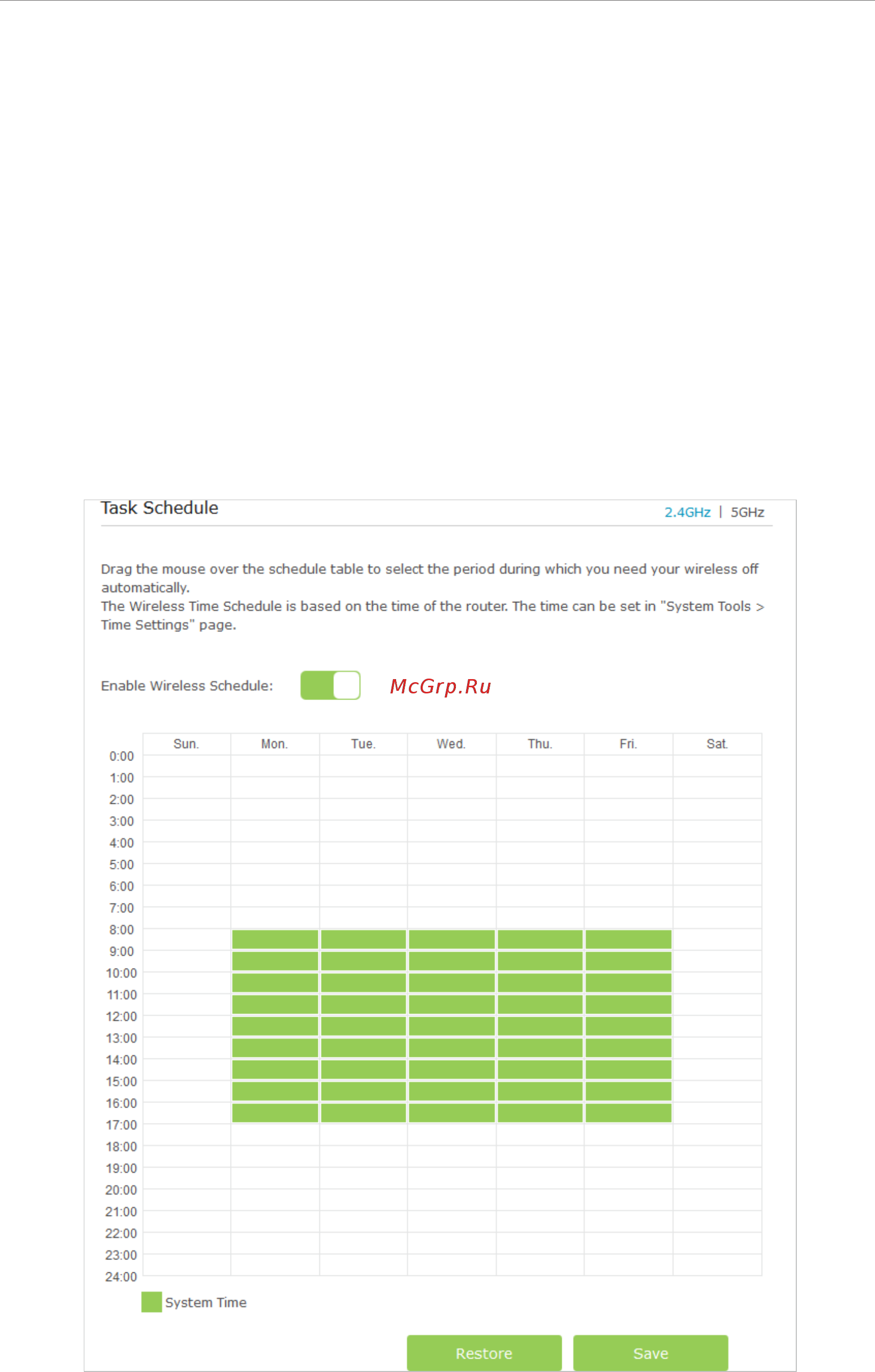 Tp-Link Archer MR200 V1 [58/97] 3 schedule your wireless function