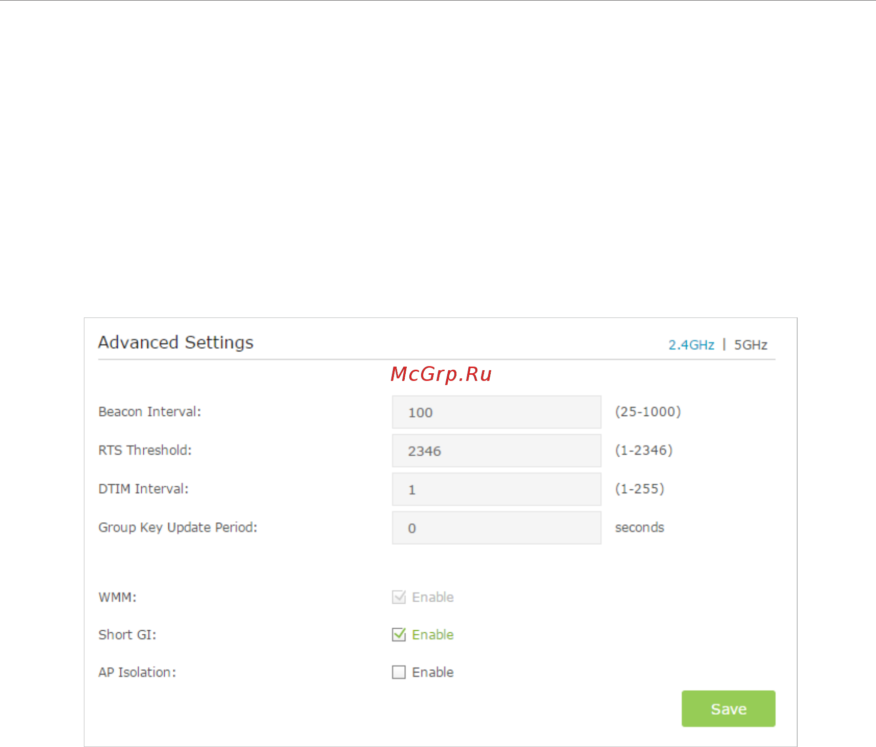 Tp-Link Archer MR200 V1 [60/97] 5 advanced wireless settings
