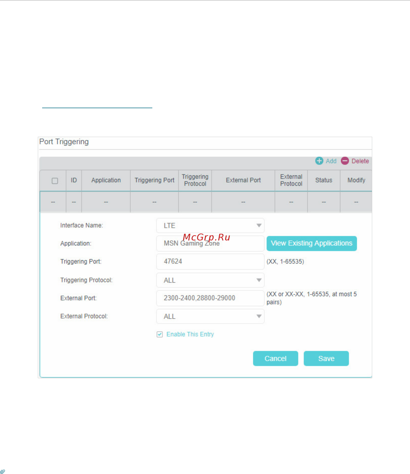 Tp-Link TL-MR6400 V3 [42/96] Make applications free from port restriction by dmz
