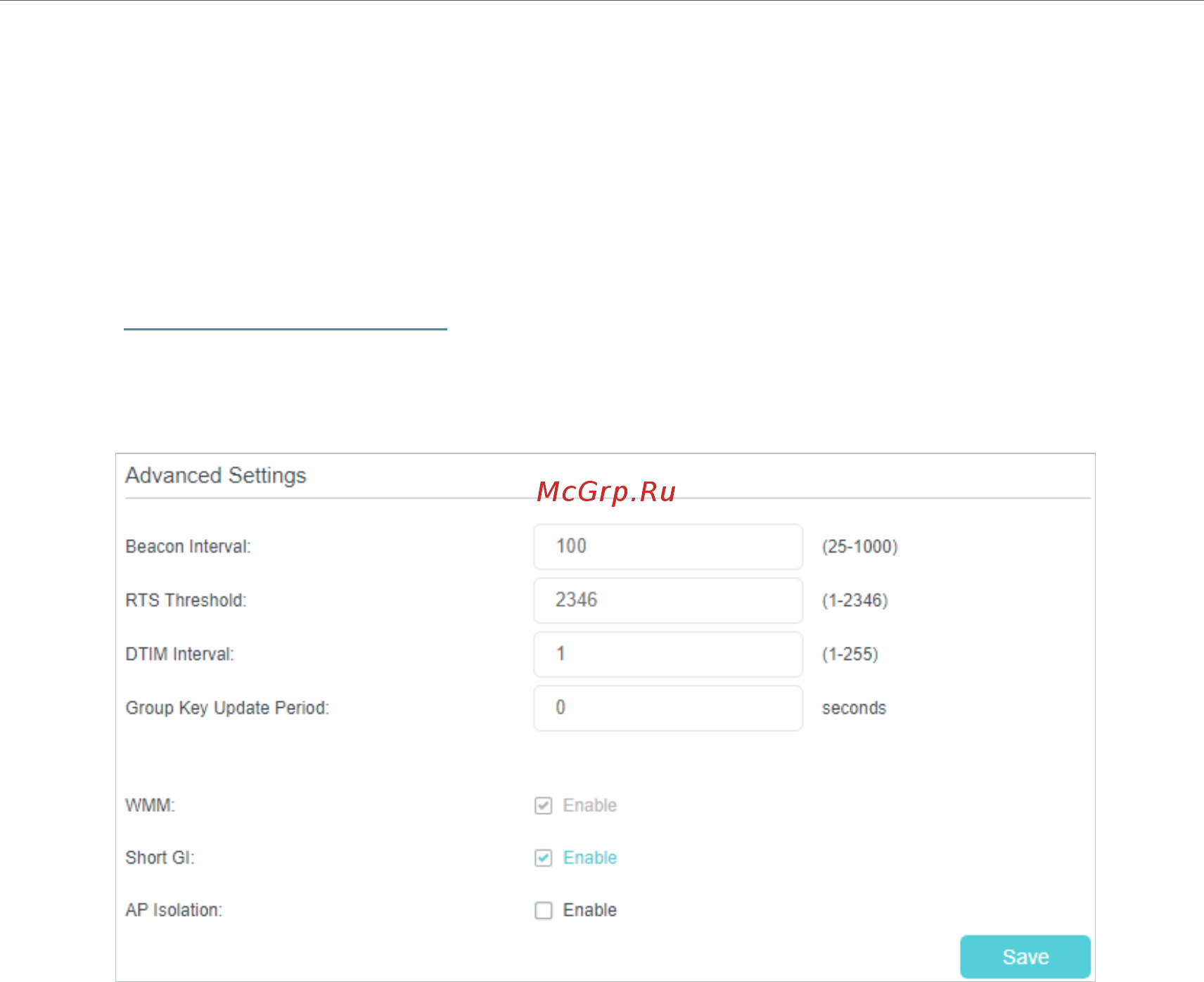 Tp-Link TL-MR6400 V3 [56/96] 5 advanced wireless settings
