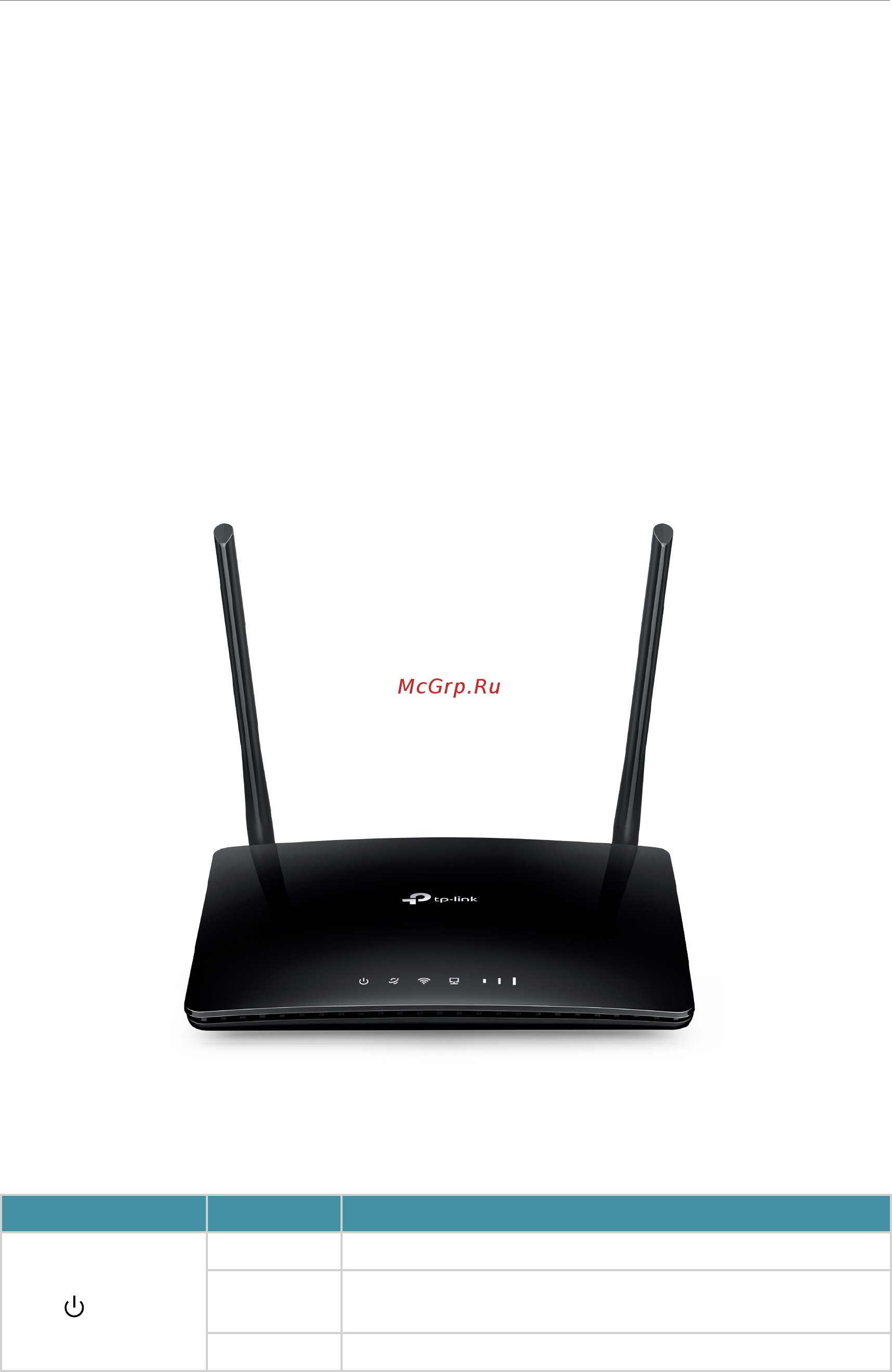 Tp-Link TL-MR6400 V3 [7/96] Product overview