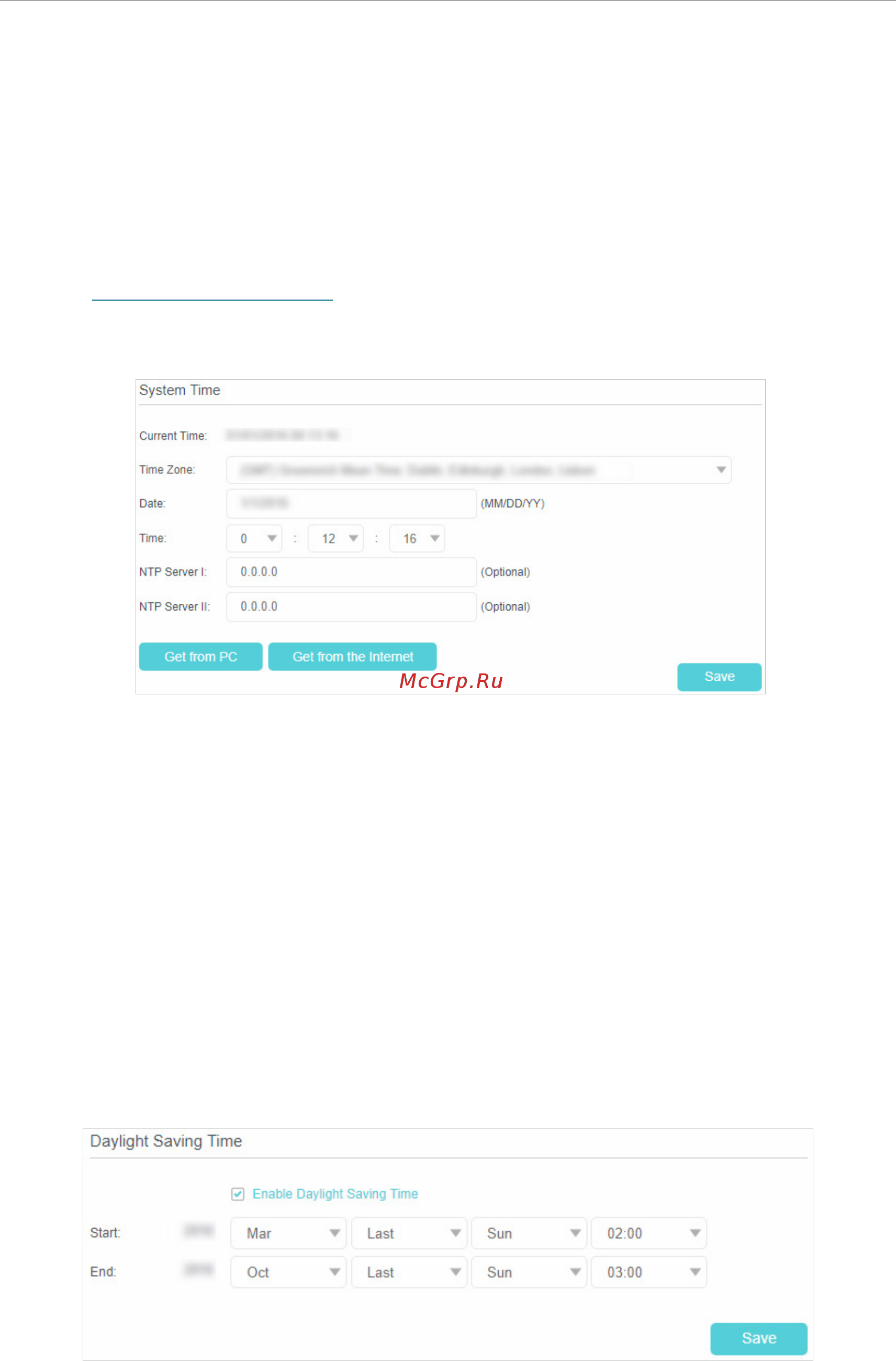 Tp-Link TL-MR6400 V3 [71/96] Set system time