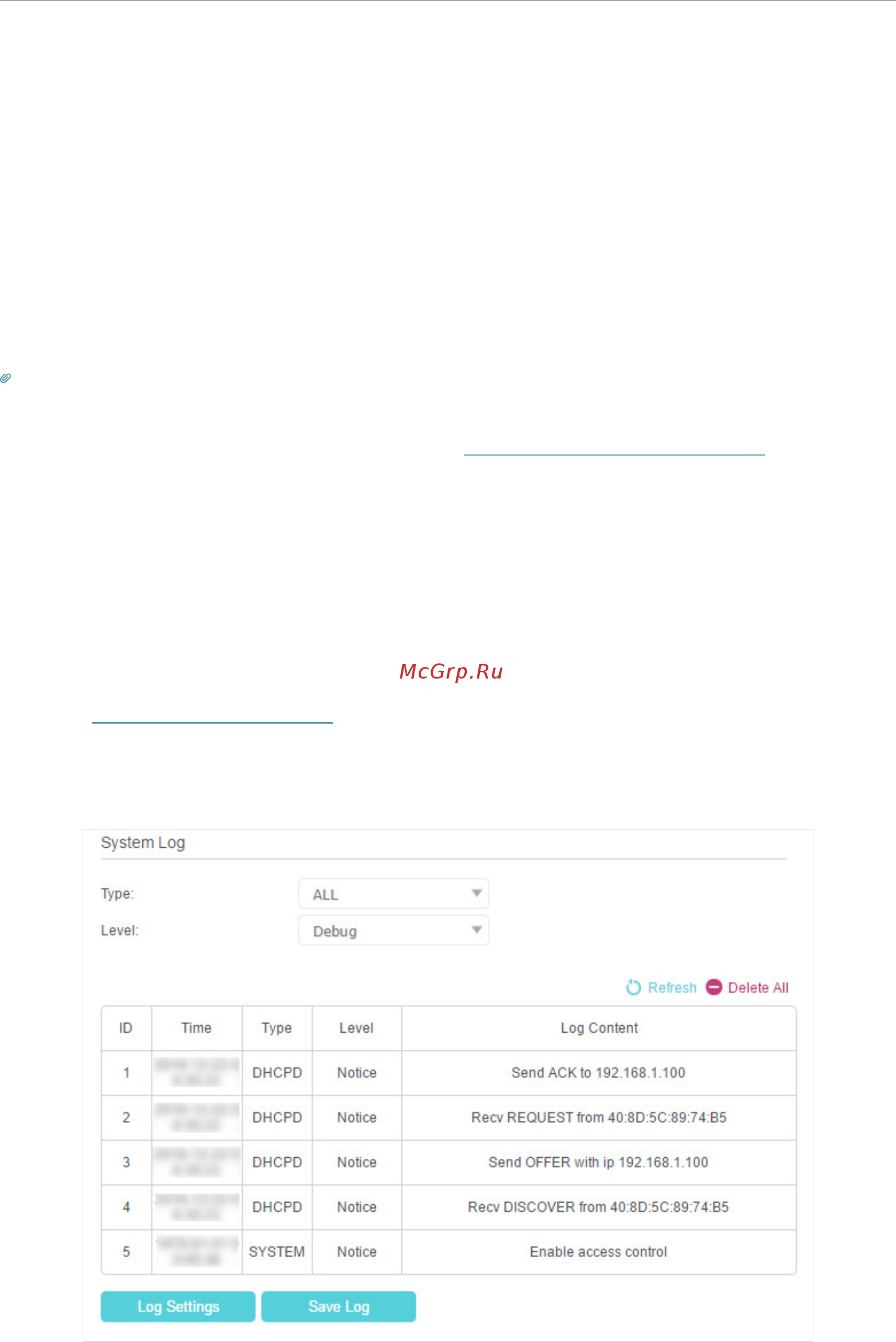 Tp-Link TL-MR6400 V3 [77/96] System log