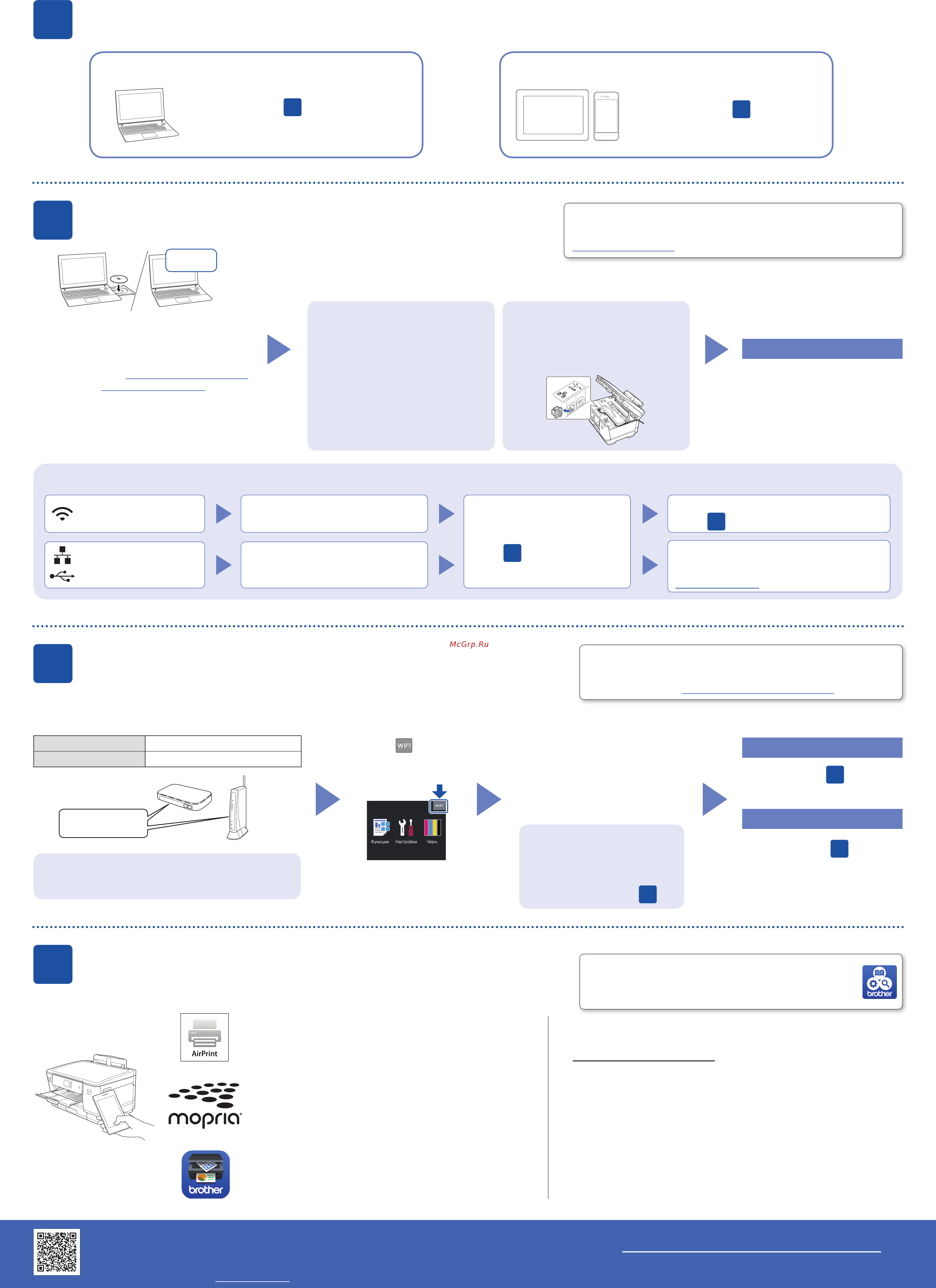 Brother HL-J6000DW [2/2] Подключение к компьютеру