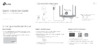 Tp-Link Archer VR300 V1.20 Руководство по быстрому старту