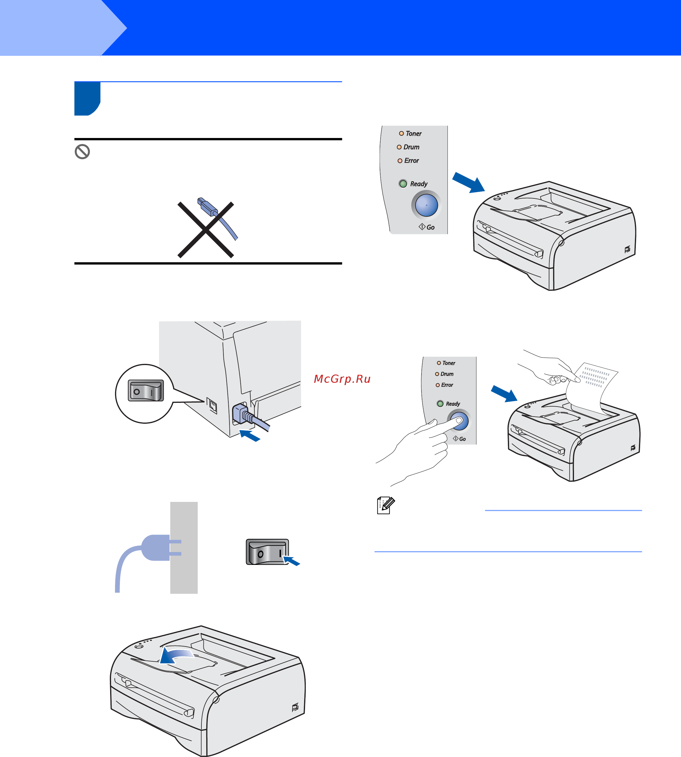 Brother HL-2035 [14/24] Шаг 1