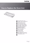 Brother HL-L3270CDW Руководство по замене фотобарабана