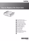Brother MFC-L9570CDW Руководство по замене фотобарабана