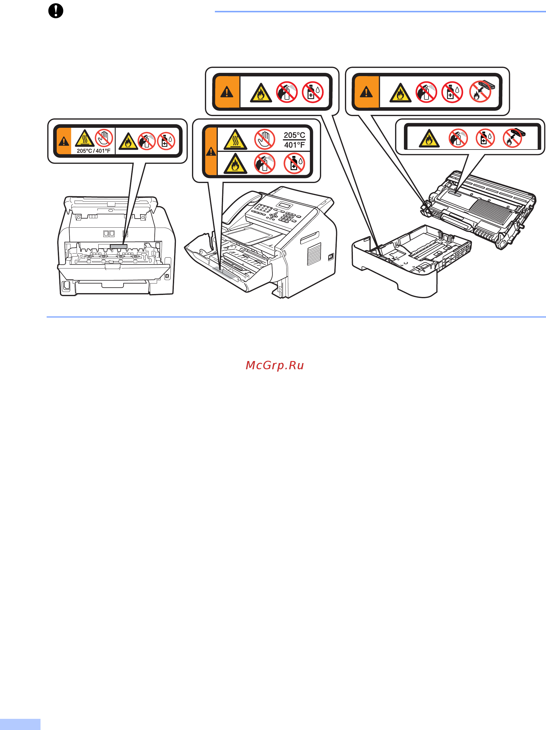 Brother FAX-2845 [8/19] Важная информация