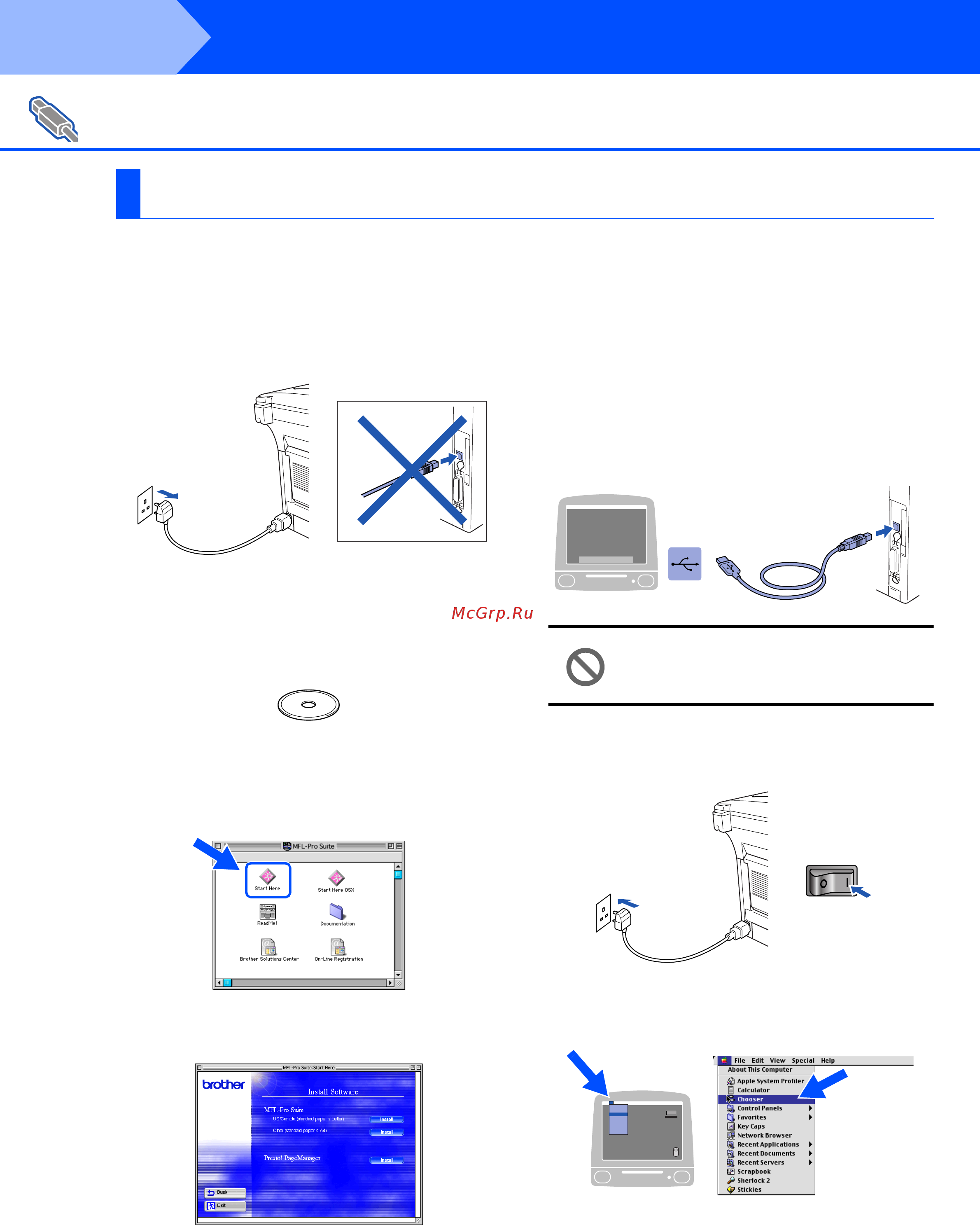 Brother MFC-8420D [44/57] For mac os 8 to 9