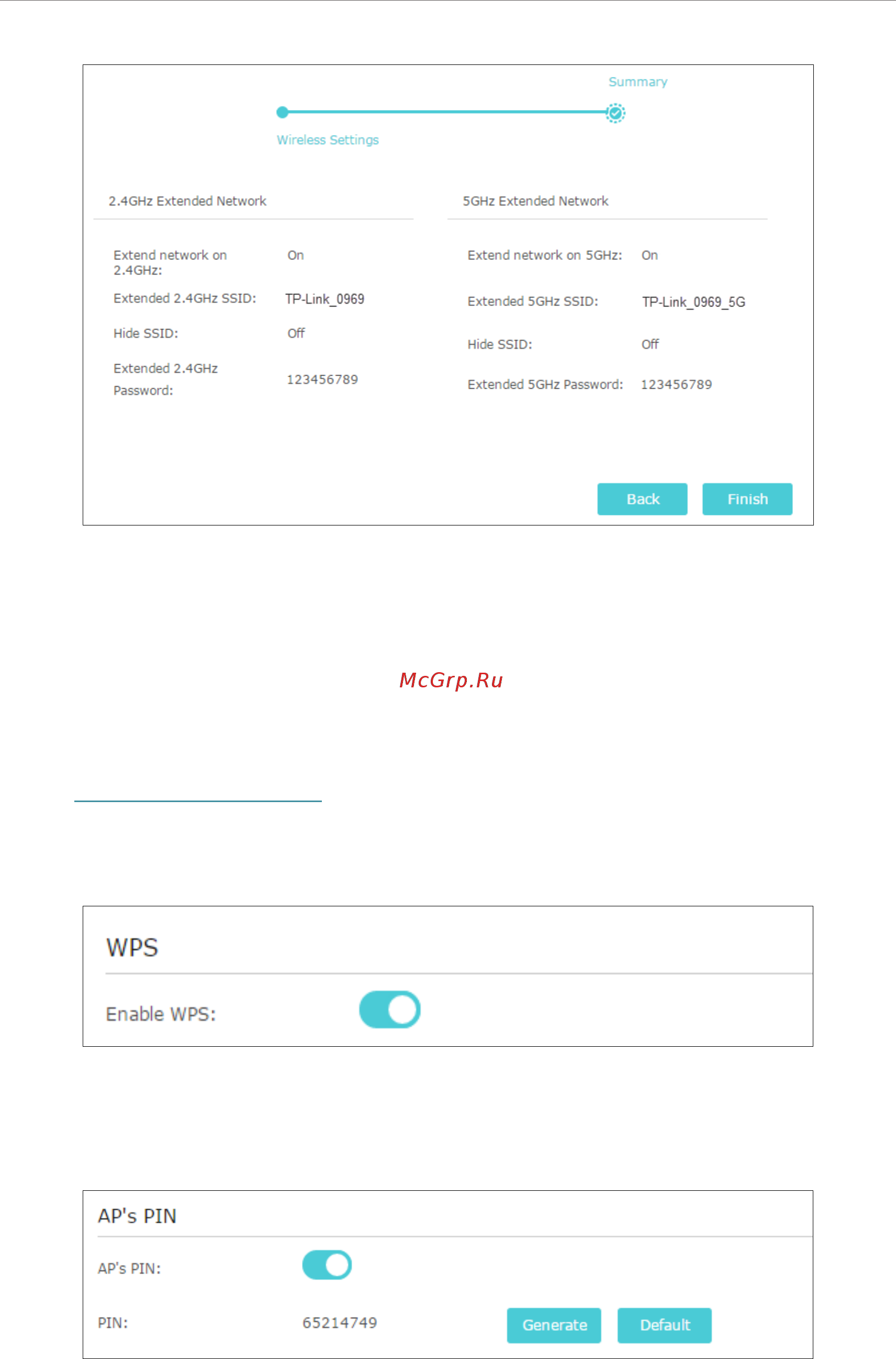 Tp-Link RE365 V1 [27/49] 2 to connect your wireless devices to the extender via wps