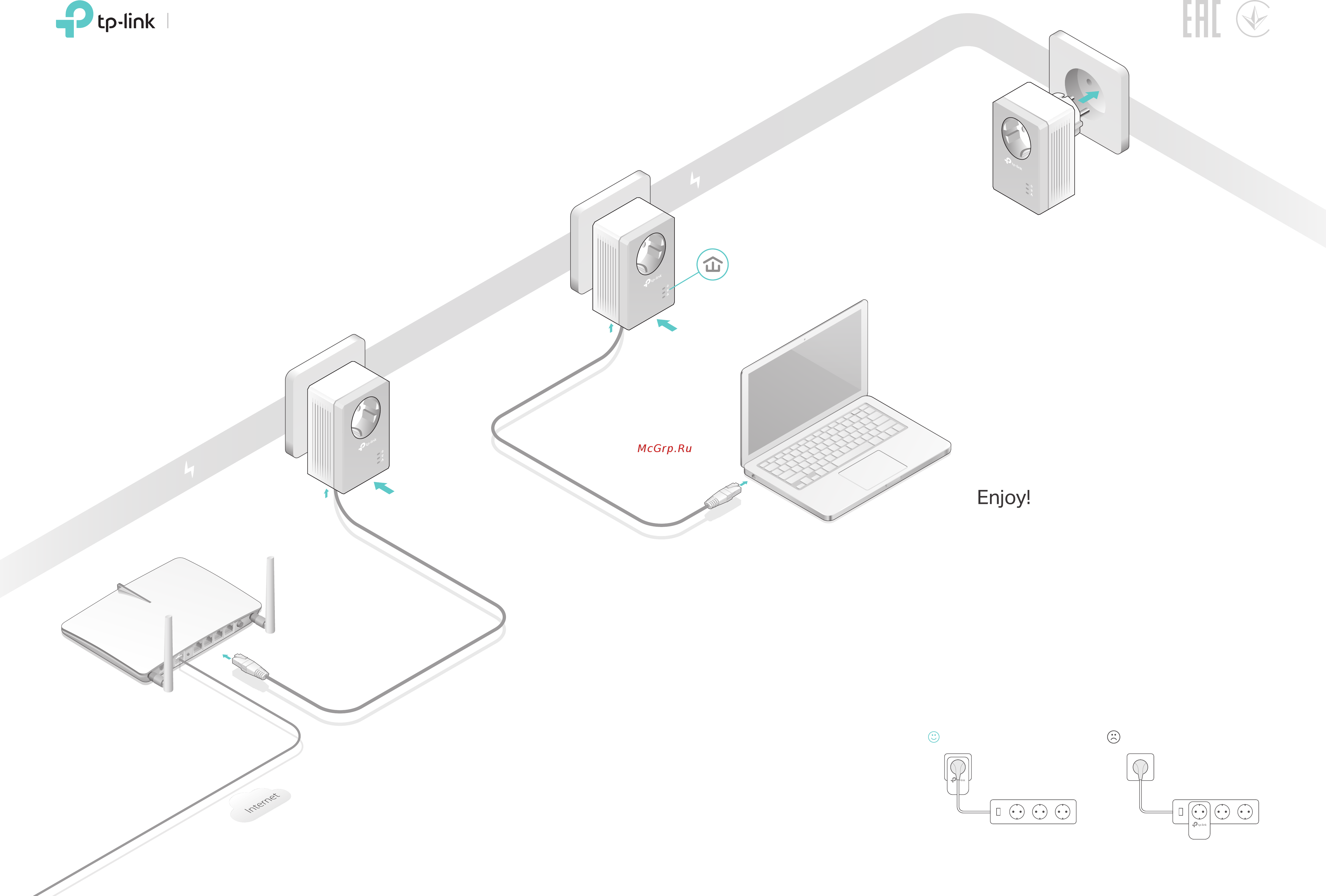 Tp-Link TL-PA4010P KIT V3 Руководство по быстрому старту онлайн