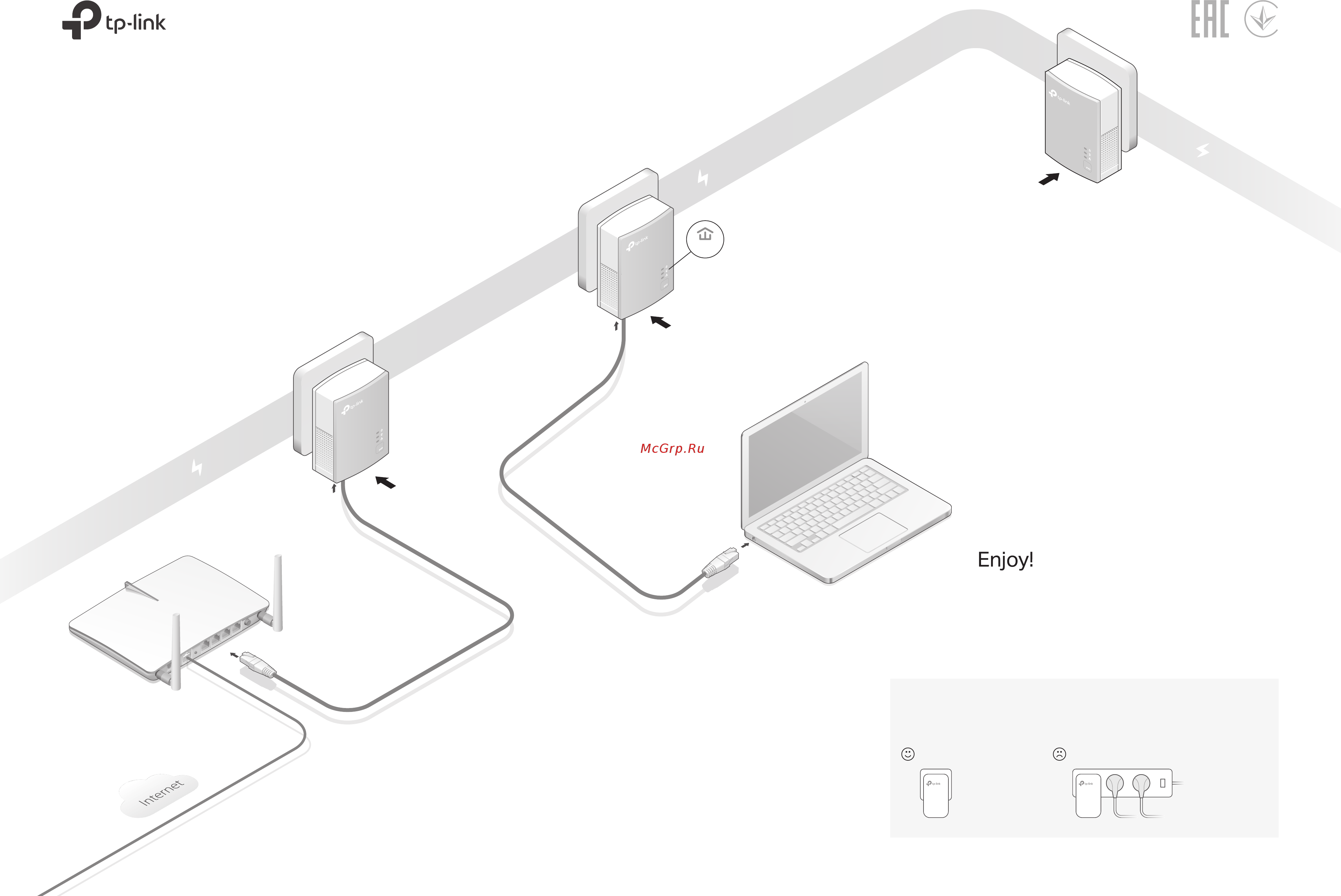 Tp-Link TL-PA4010 KIT V3 Руководство по быстрому старту онлайн