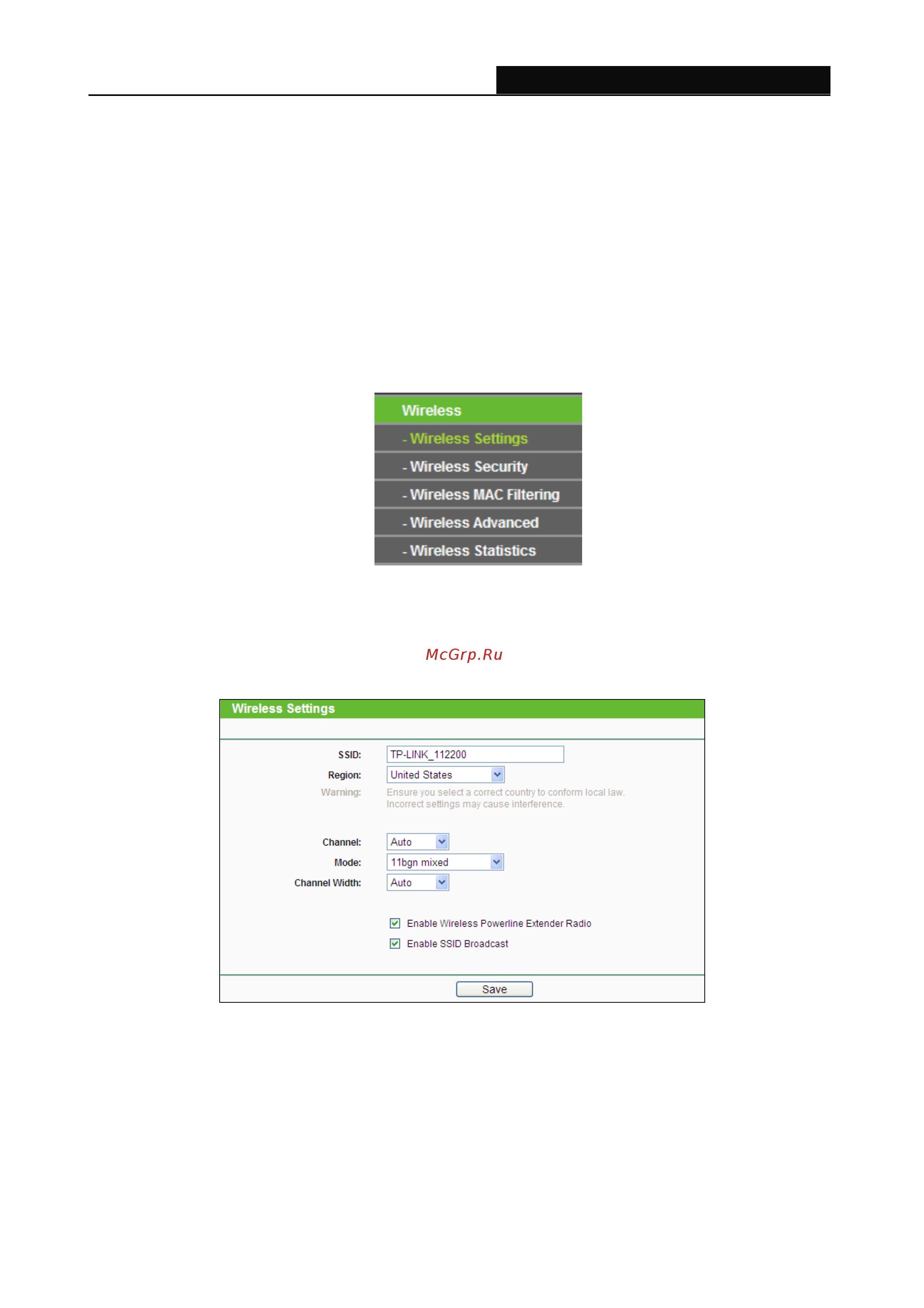 Tp-Link TL-WPA4220KIT V1 [23/48] Wireless settings