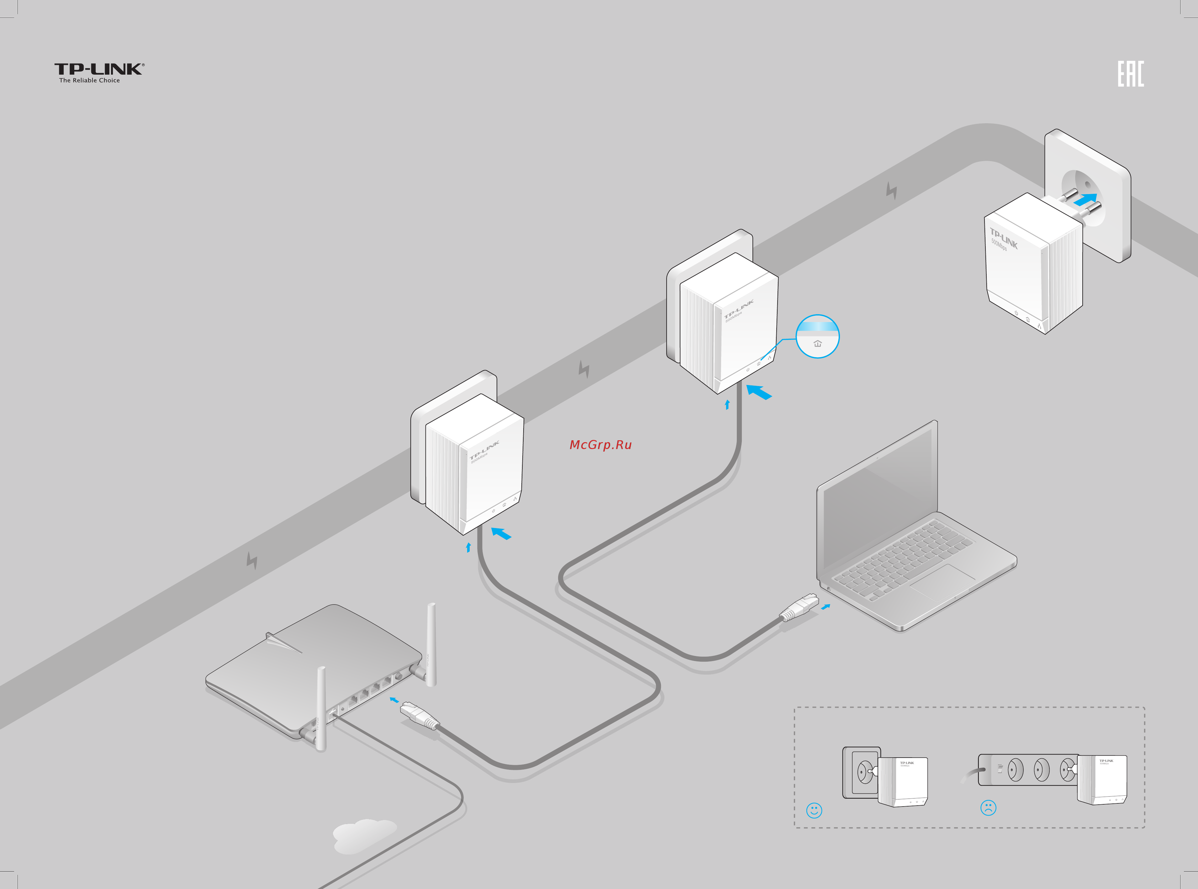 Tp-Link TL-PA4020P KIT V1 Руководство по быстрому старту онлайн