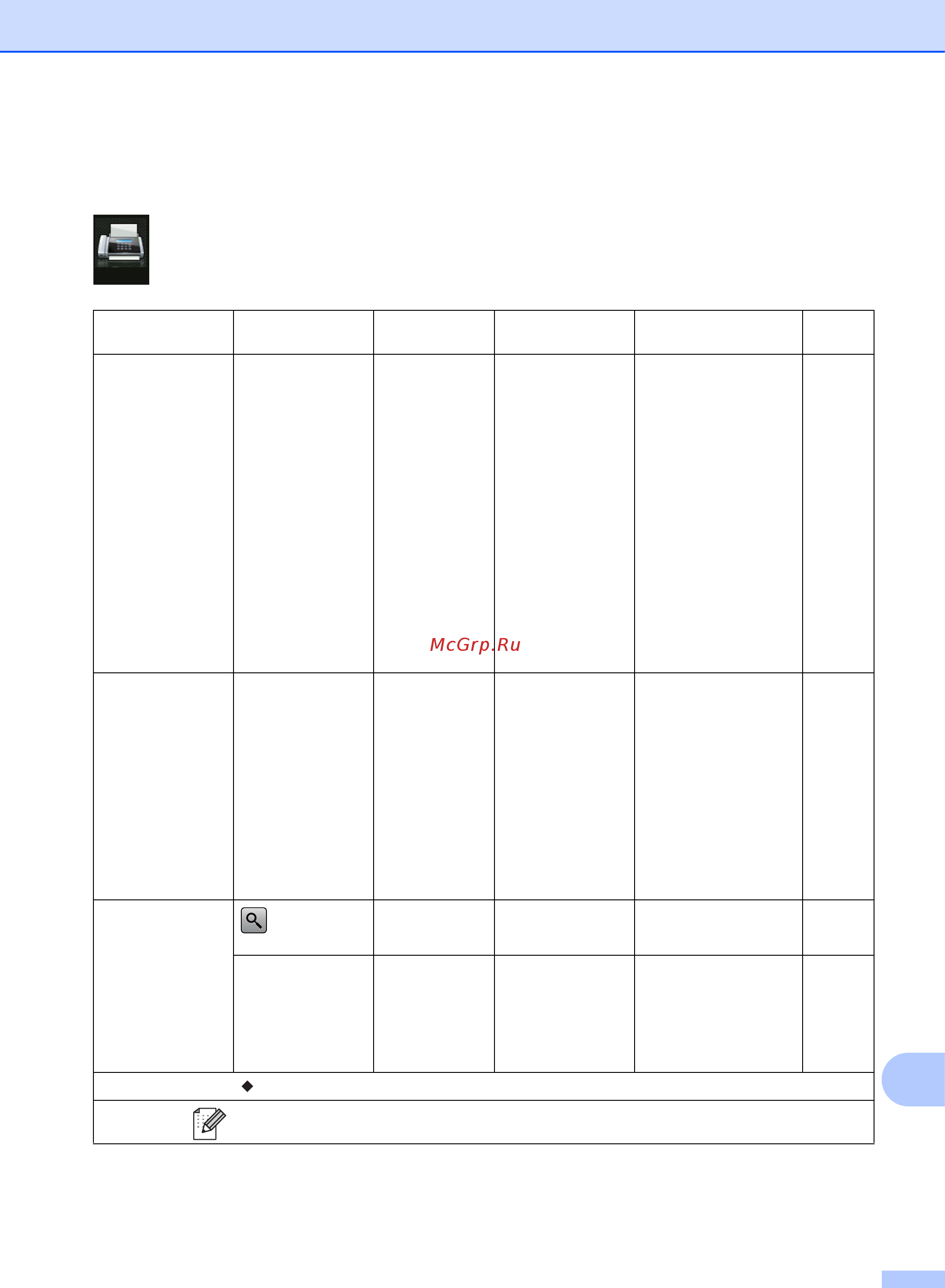 Brother MFC-L8850CDW [217/269] Факс при выключенной опции предварительного просмотра факса