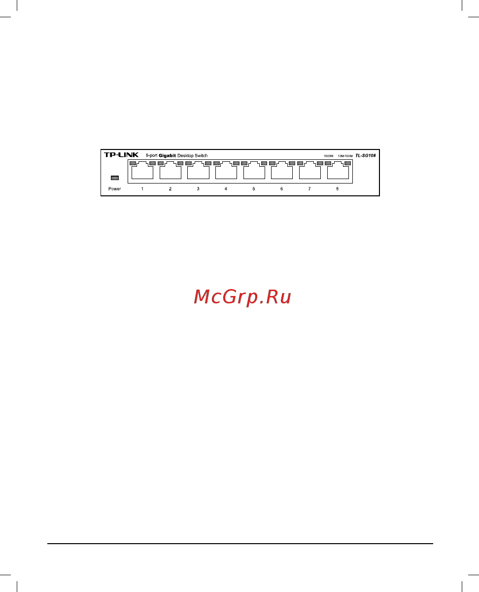 Tp-Link TL-SG105 V1 [9/16] Chapter 2 identifying external components