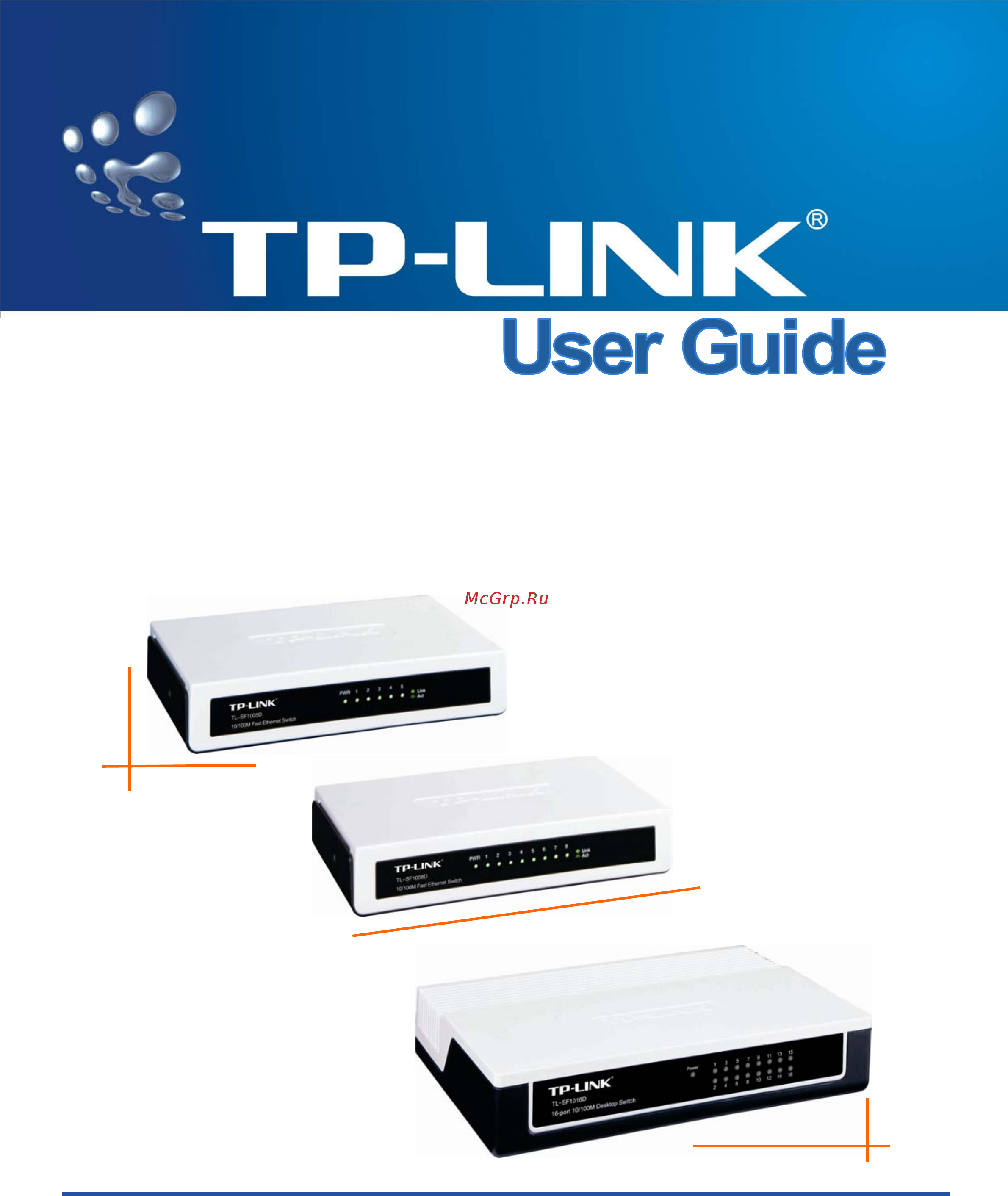 Tp-Link TL-SF1016D V1 Руководство пользователя онлайн