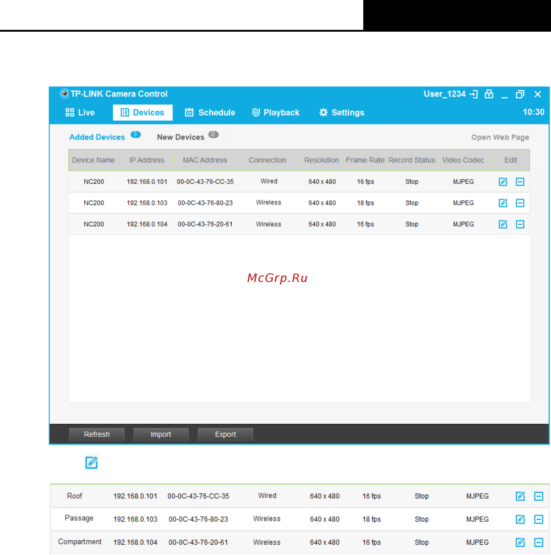 Tp-Link NC250 V1 [10/19] View your cameras