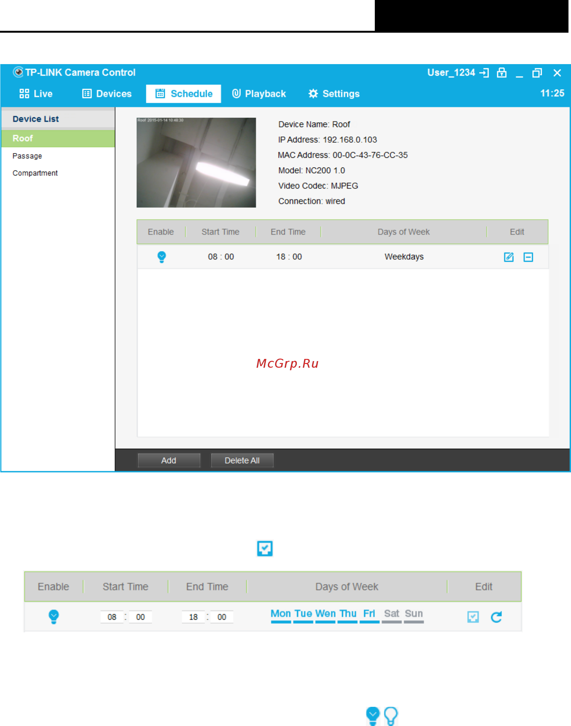 Tp-Link NC250 V1 [17/19] Playback
