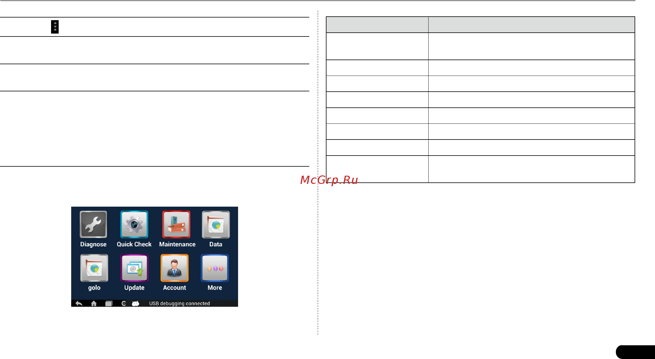 Launch CRP-229 (301050175) [18/29] Diagnostic software layout