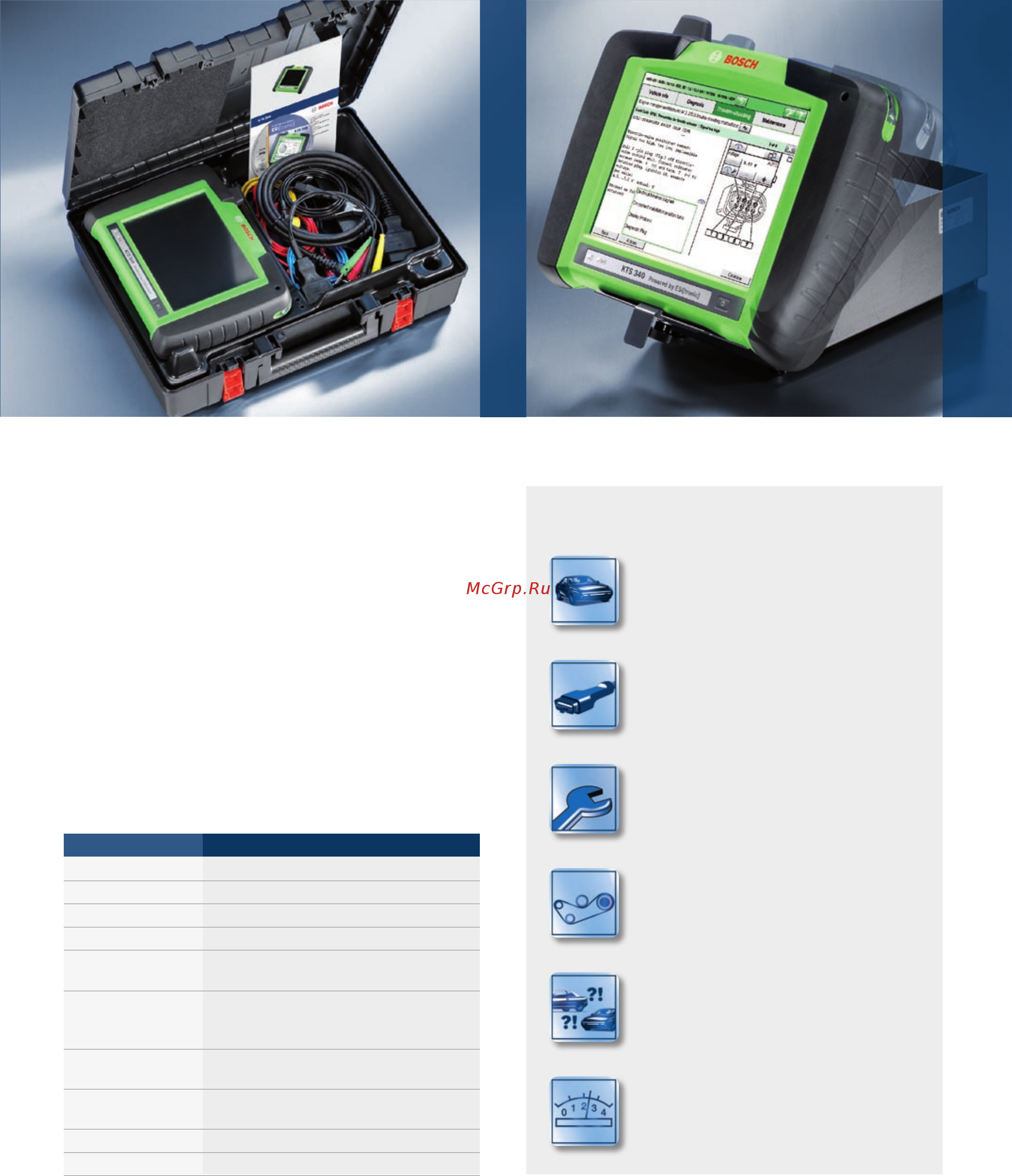Bosch KTS 540 [17/28] Mod n t st quipm nt robust light and fast