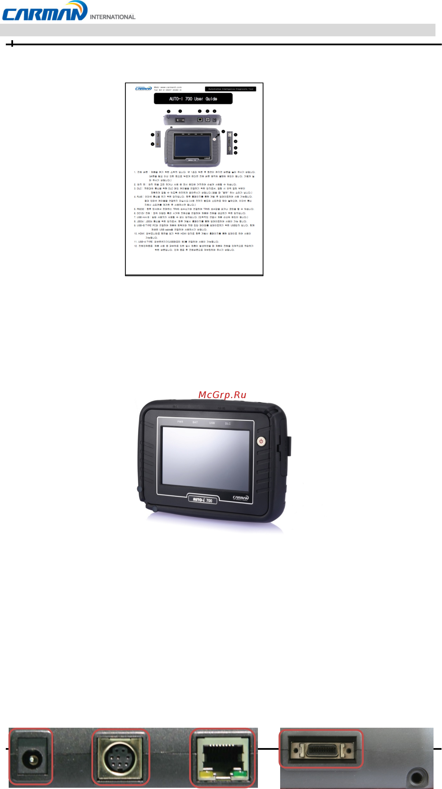 Carmanscan AUTO-I 700 [11/77] Глава 1 общее описание