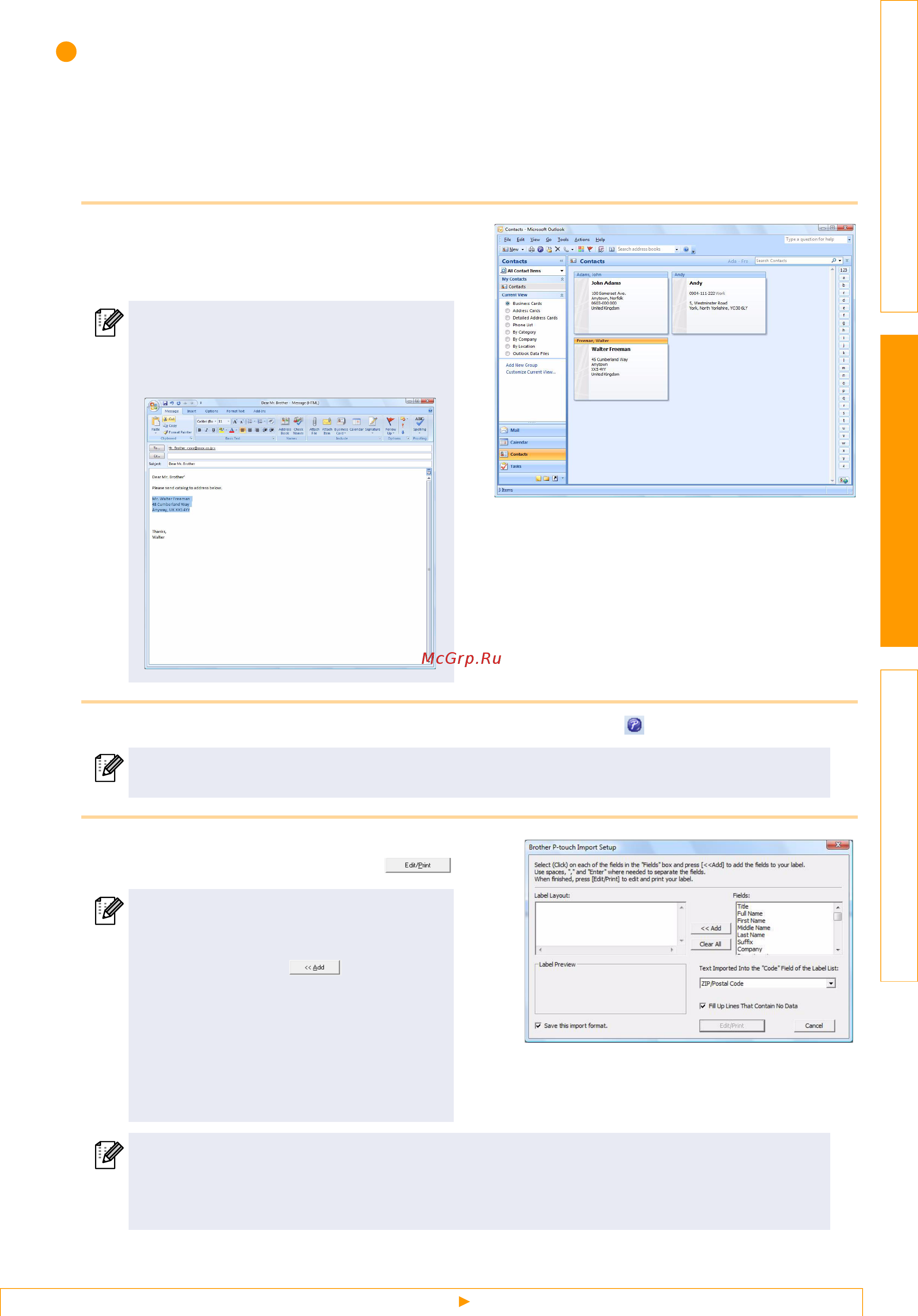 Brother QL-500 [17/48] Microsof