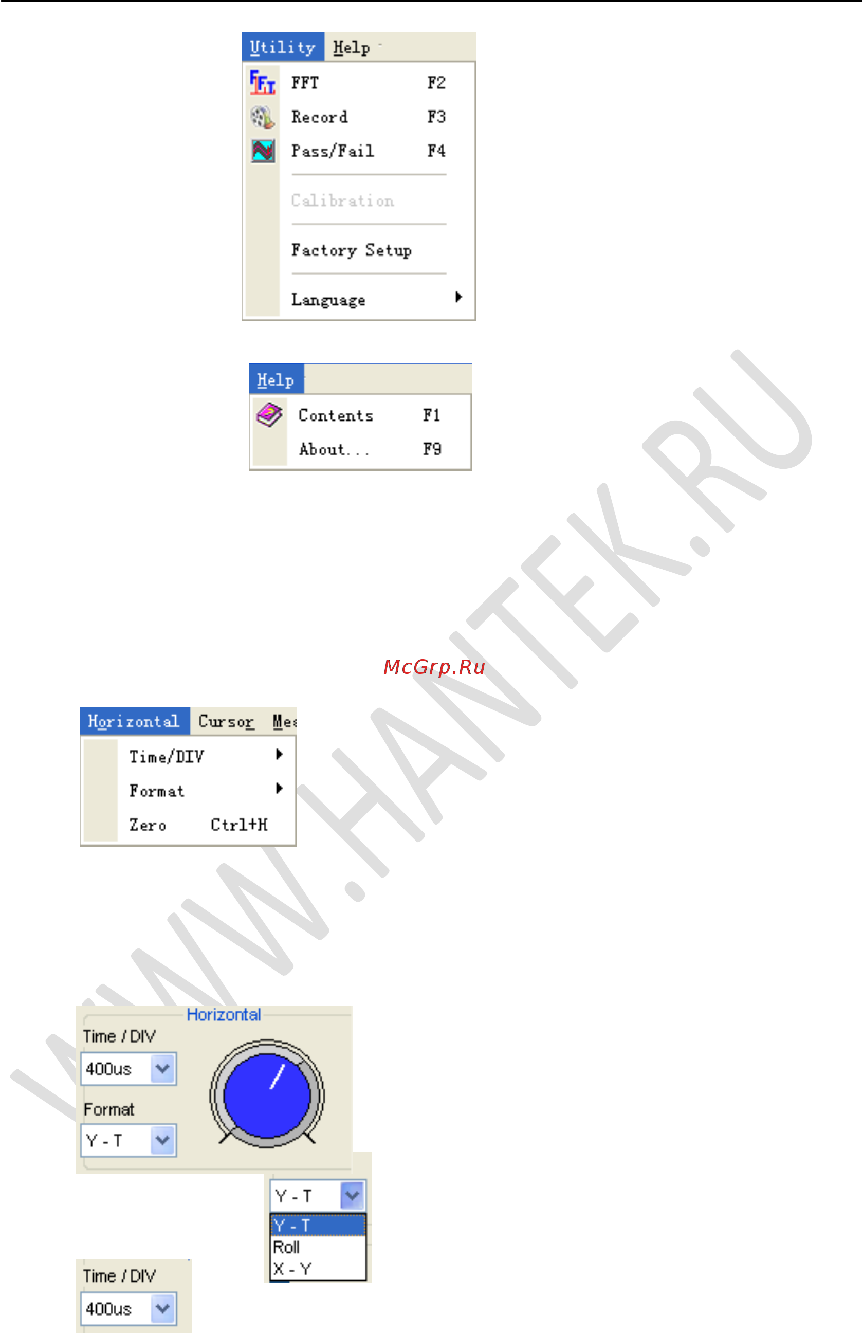 Hantek DSO-6082BE [25/84] Канал горизонтального отклонения