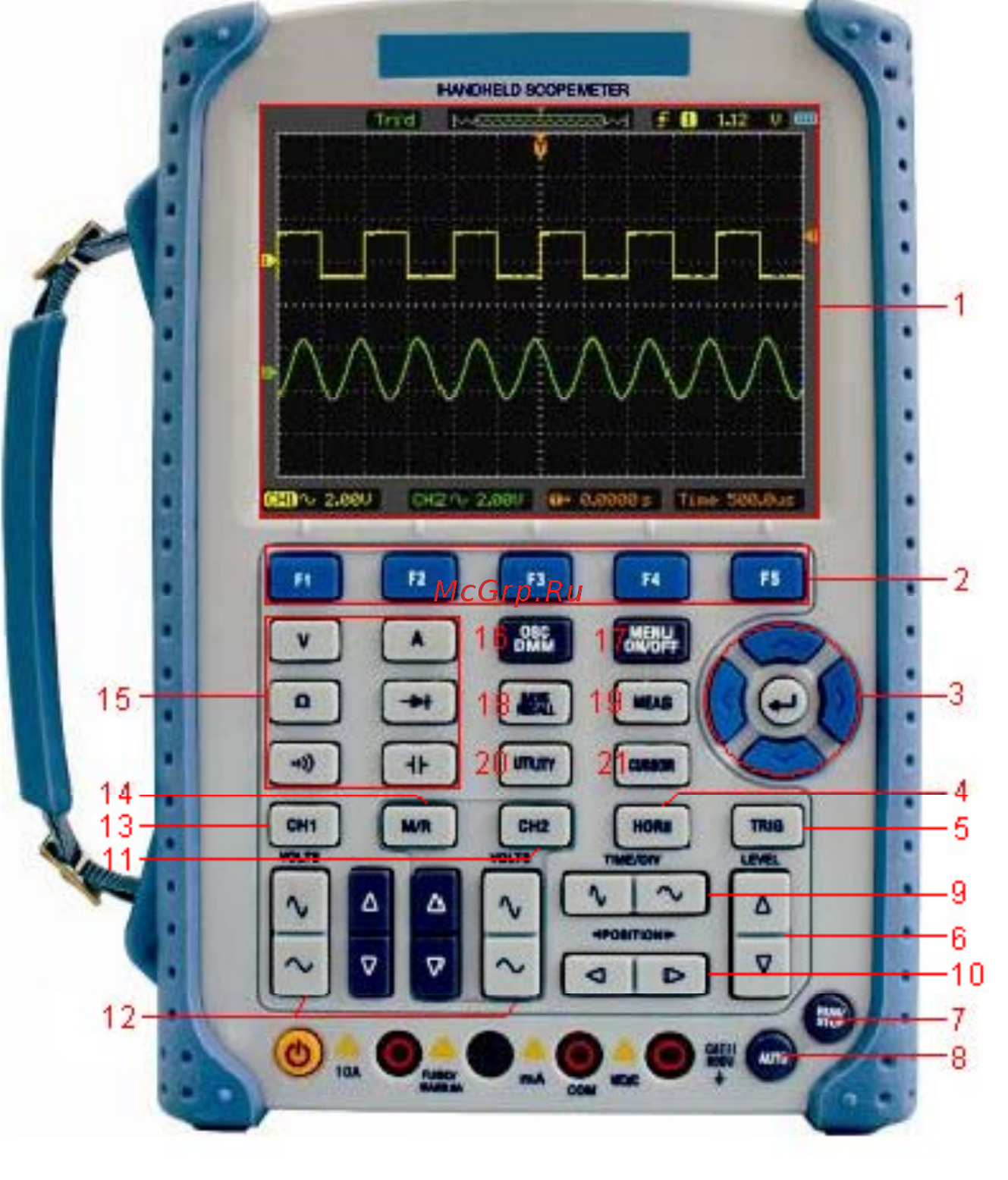 Hantek DSO-8060 [10/109] Серия dso8000 портативный осциллограф мультиметр