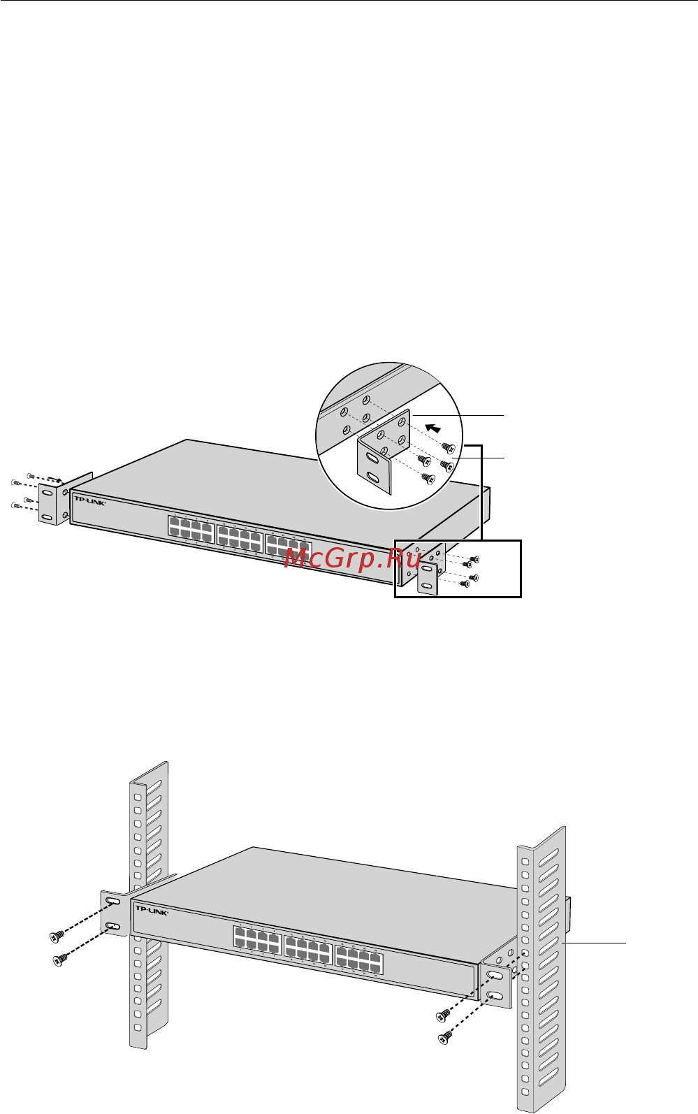 Tp-Link TL-SG1016DE V2 [59/76] Skabsmontering