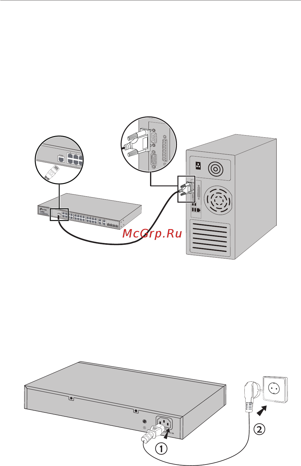 Tp-Link TL-SG1016DE V2 [21/76] Консоль порт