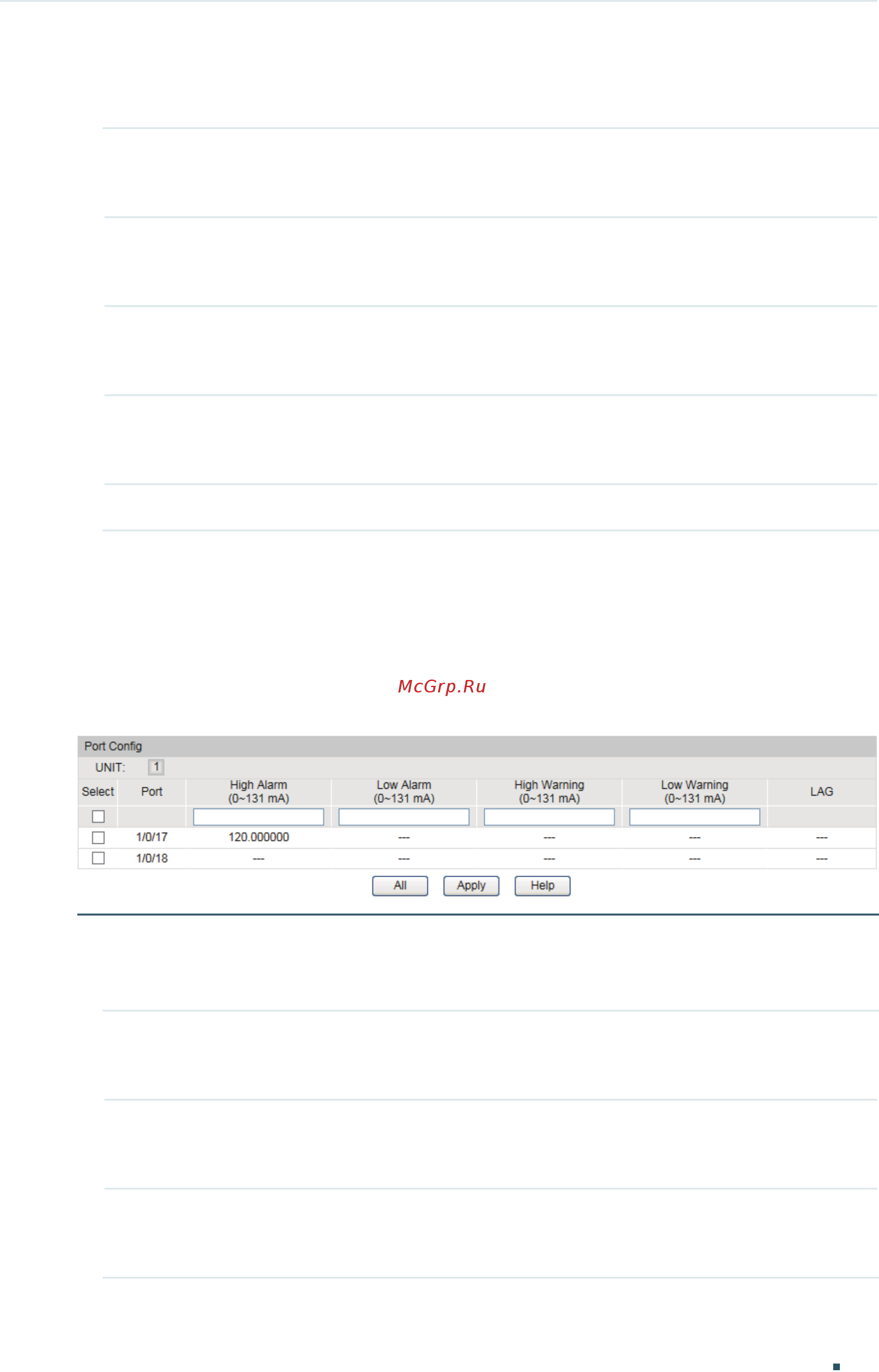Tp-Link T2600G-18TS V1 [188/1010] Configuring the bias current threshold