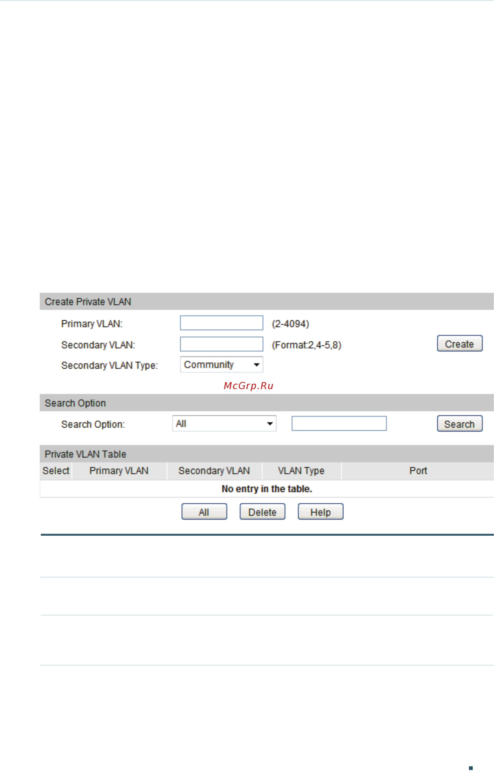 Tp-Link T2600G-18TS V1 [306/1010] Private vlan configurations