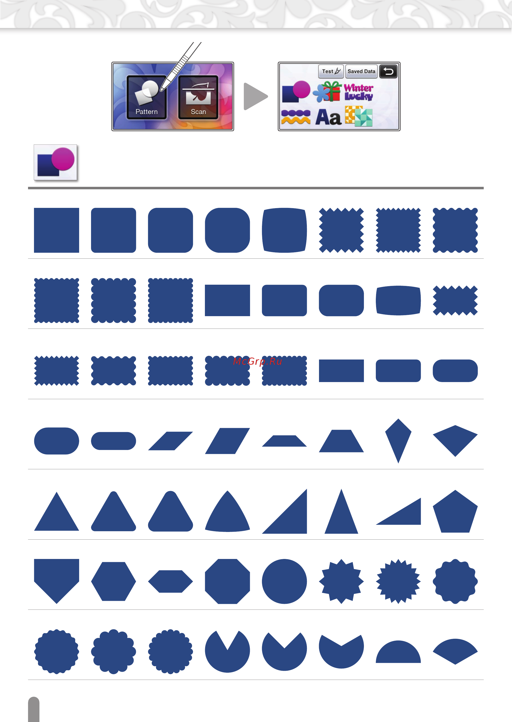 Brother CM600 Перечень рисунков онлайн [2/16] 393755