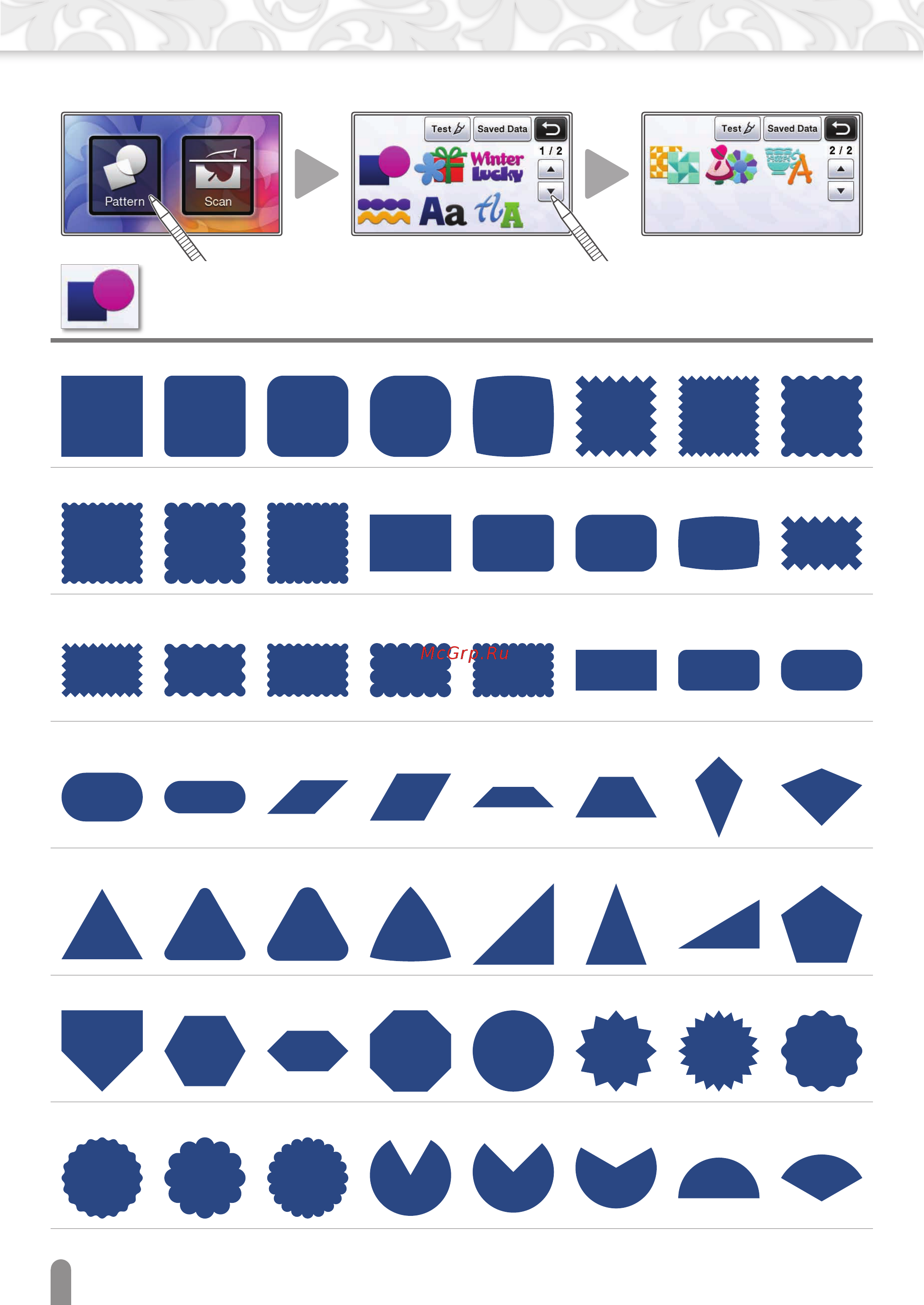 Brother CM900 Перечень рисунков онлайн [2/28] 393761
